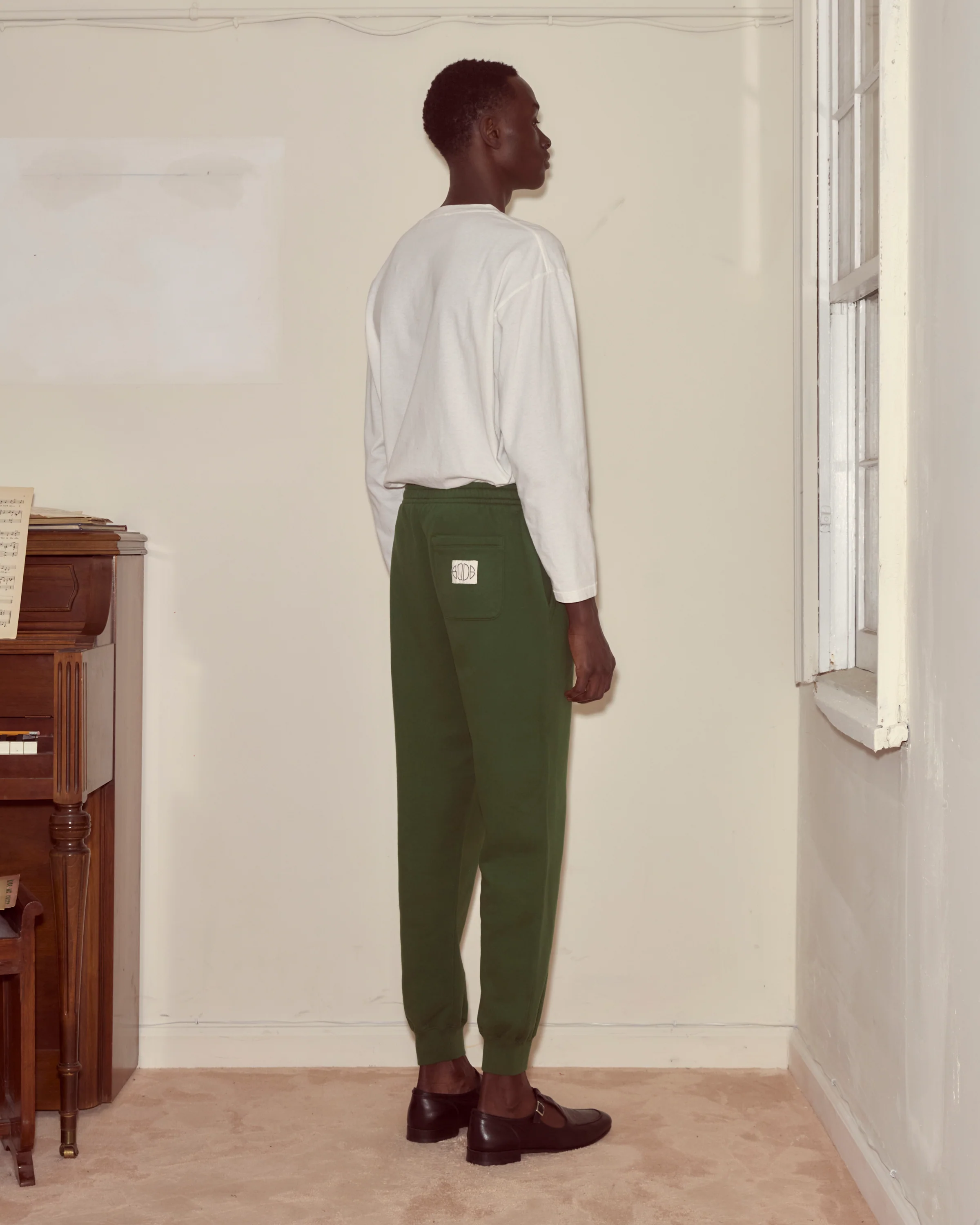 Joggers - Dark Green - Image 3