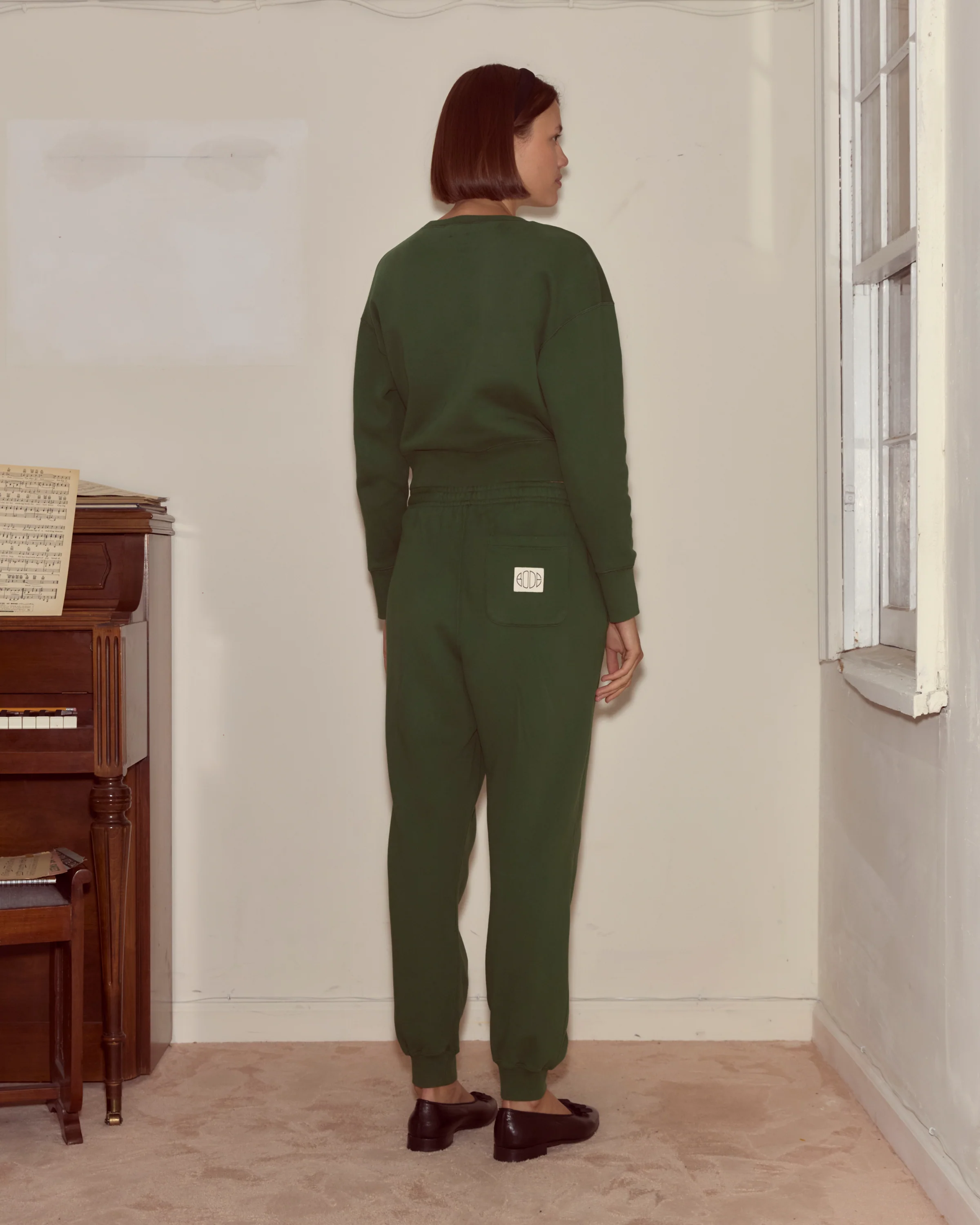 Joggers - Dark Green - Image 3