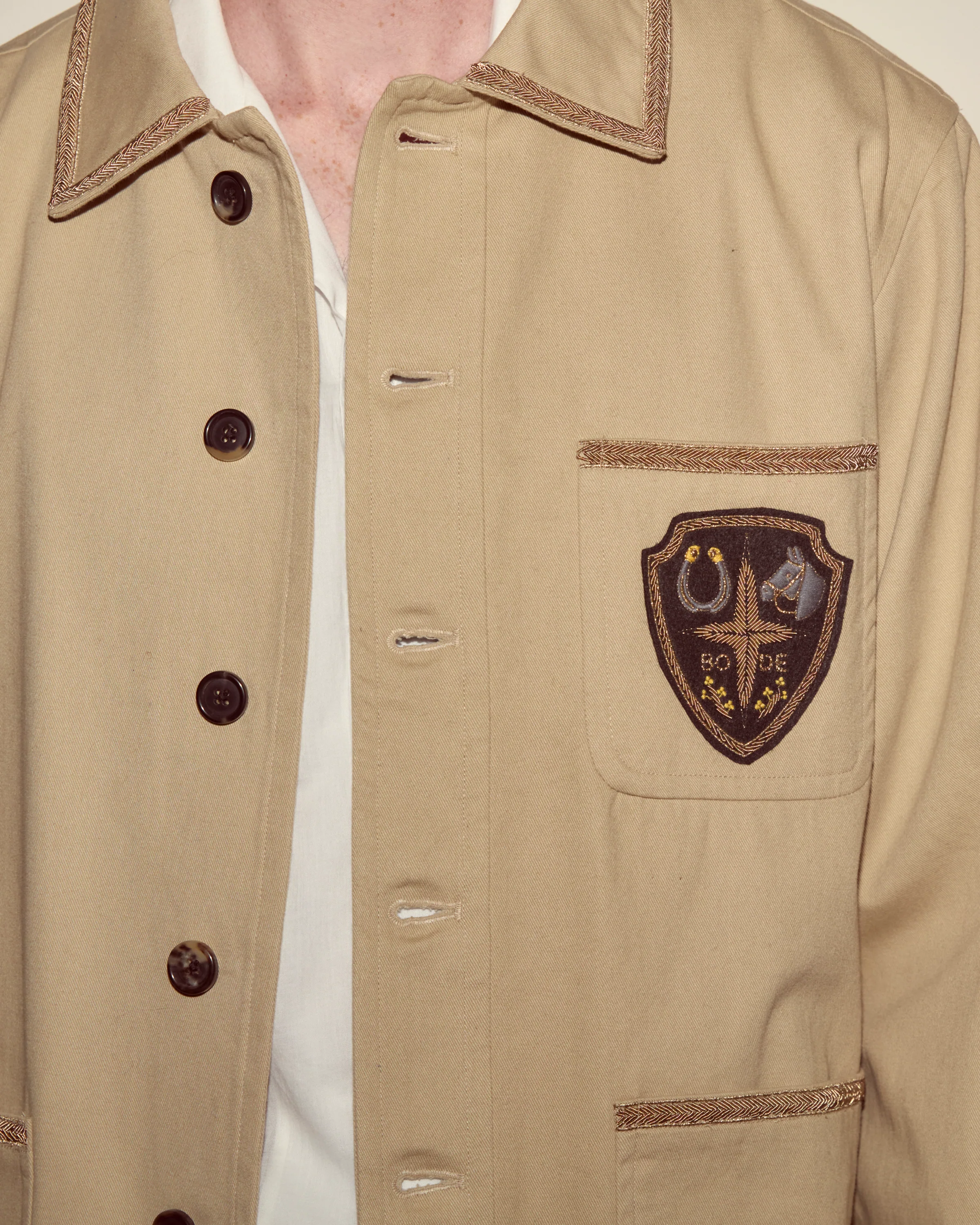 Khaki Bullion Jacket