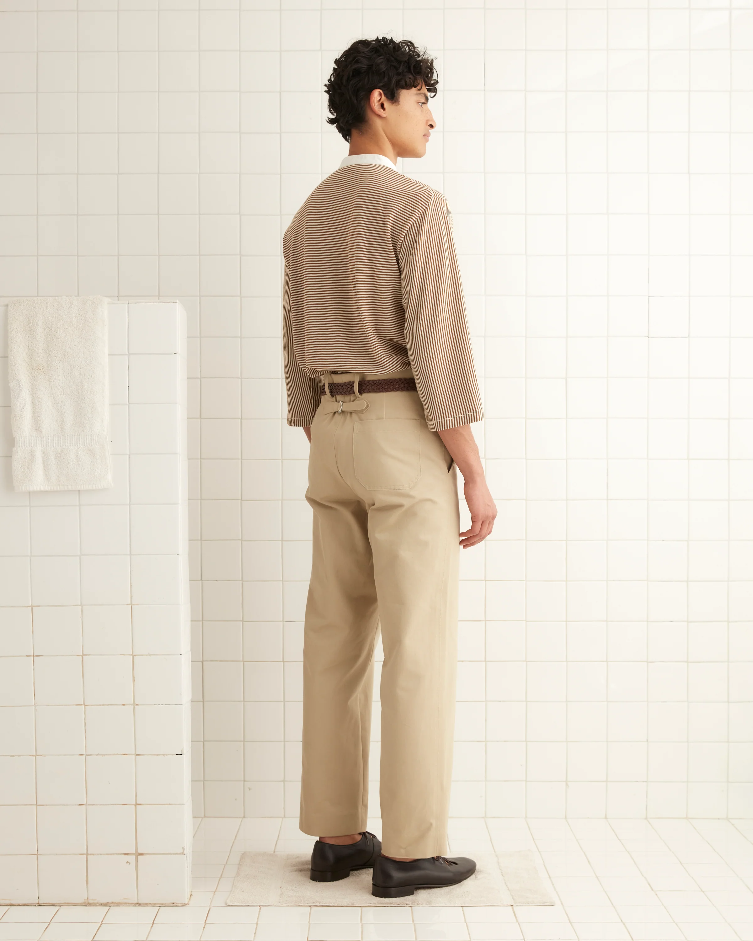Khaki Standard Trousers - Image 3