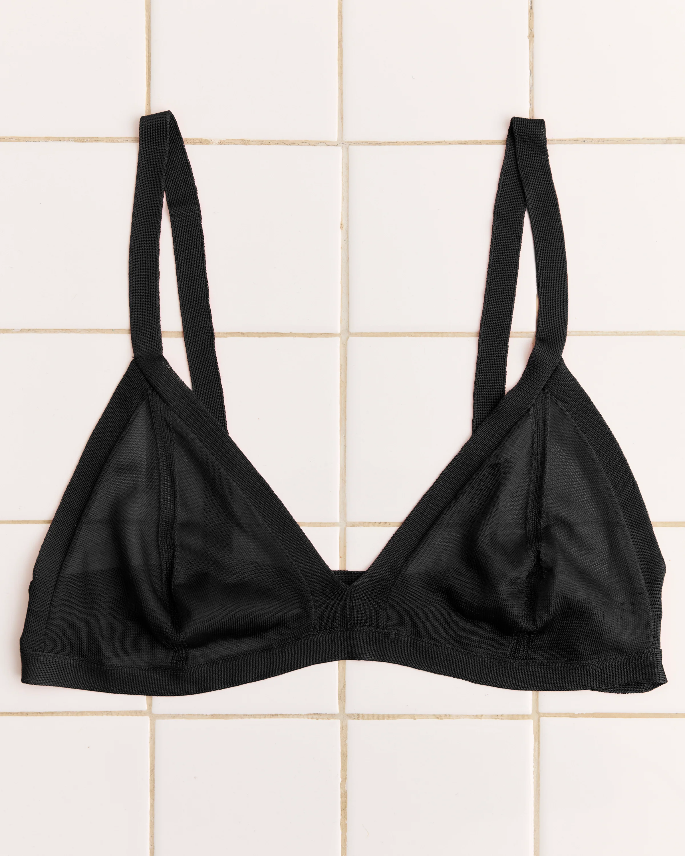 Knit Bra - Black