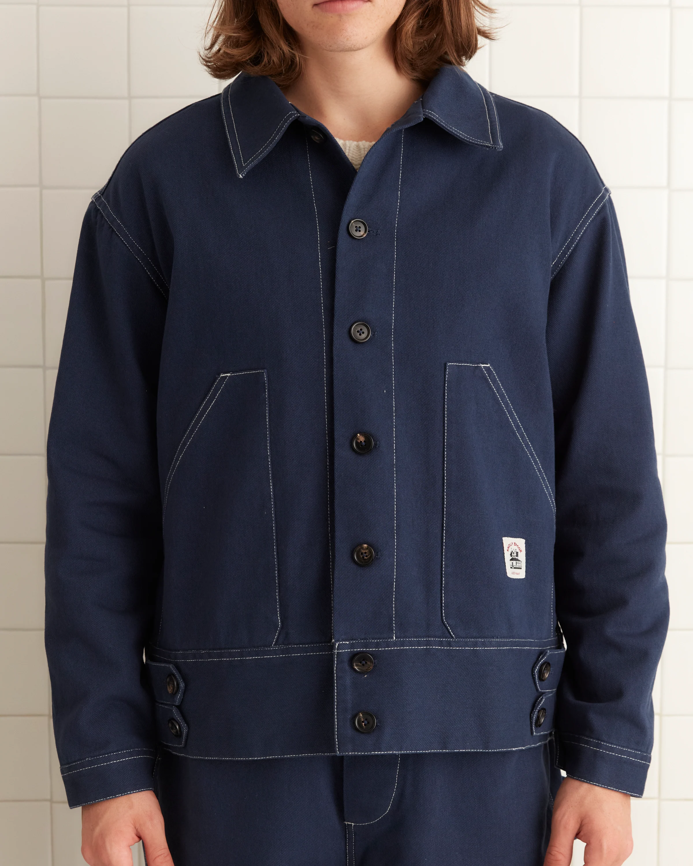 Knolly Brook Side Tab Jacket - Dark Navy
