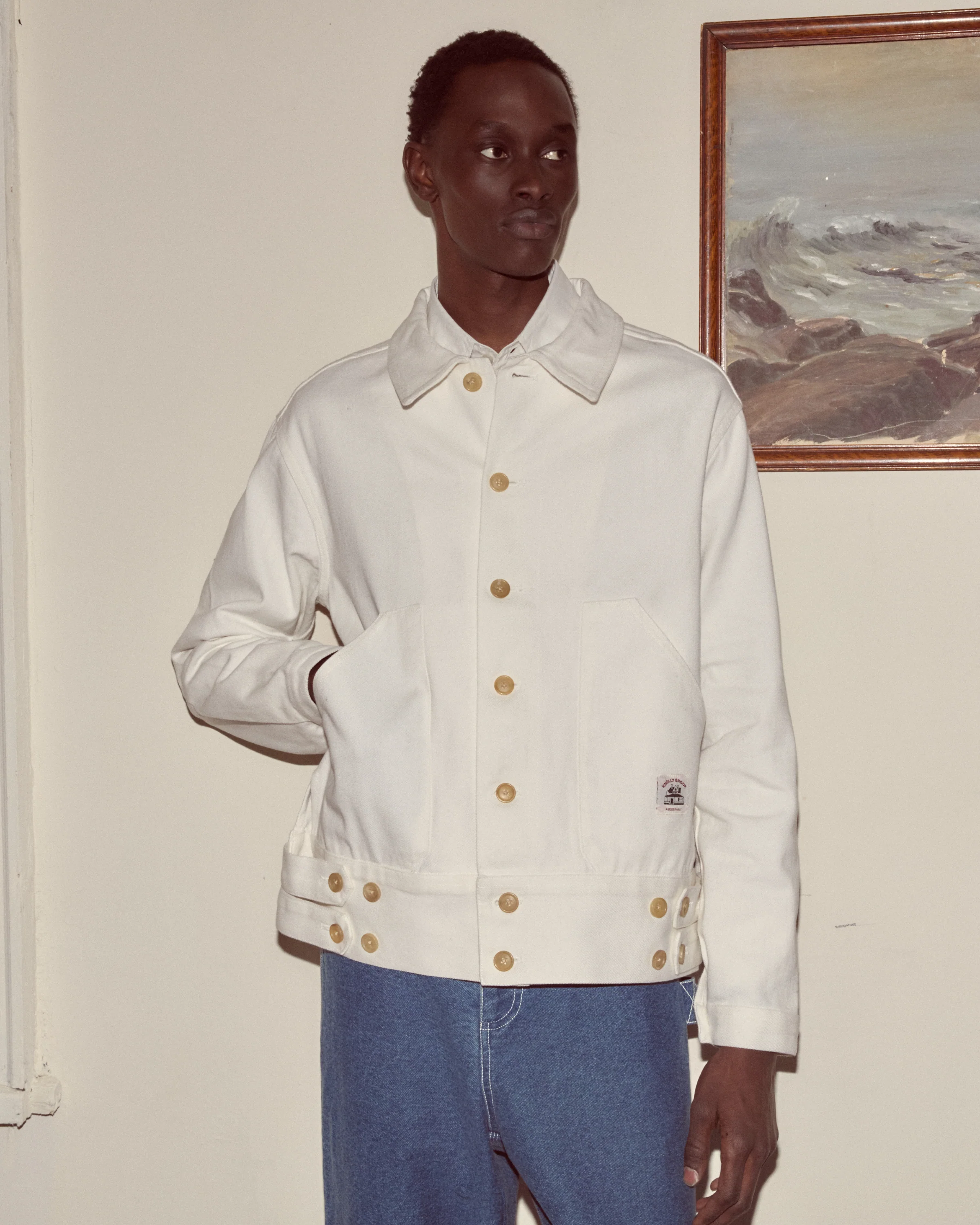 Knolly Brook Side Tab Jacket - White - Image 2