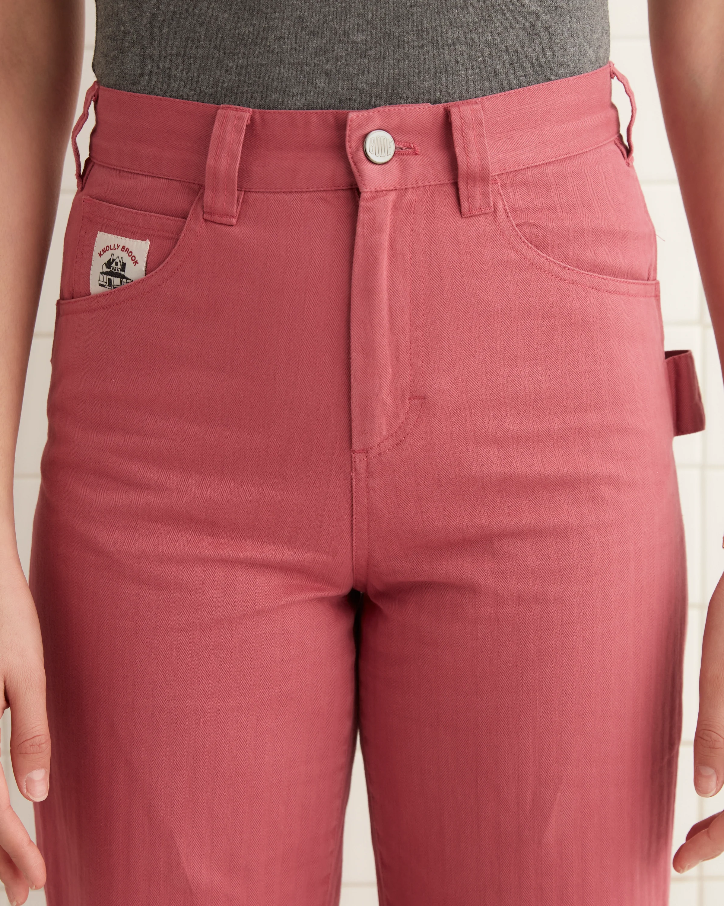 Knolly Brook Trousers - Pink - Image 2