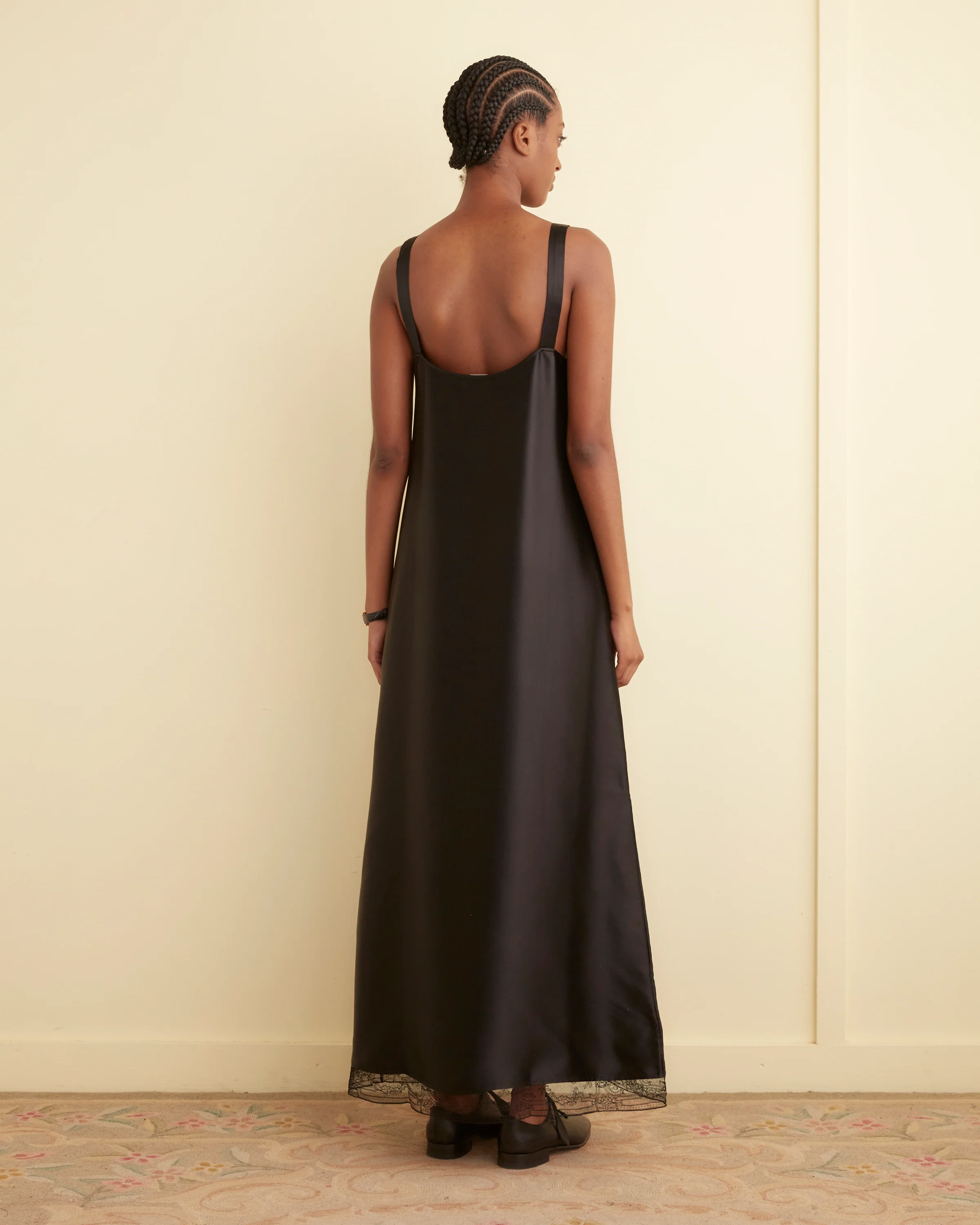 Lace Hem Column Gown - Image 3