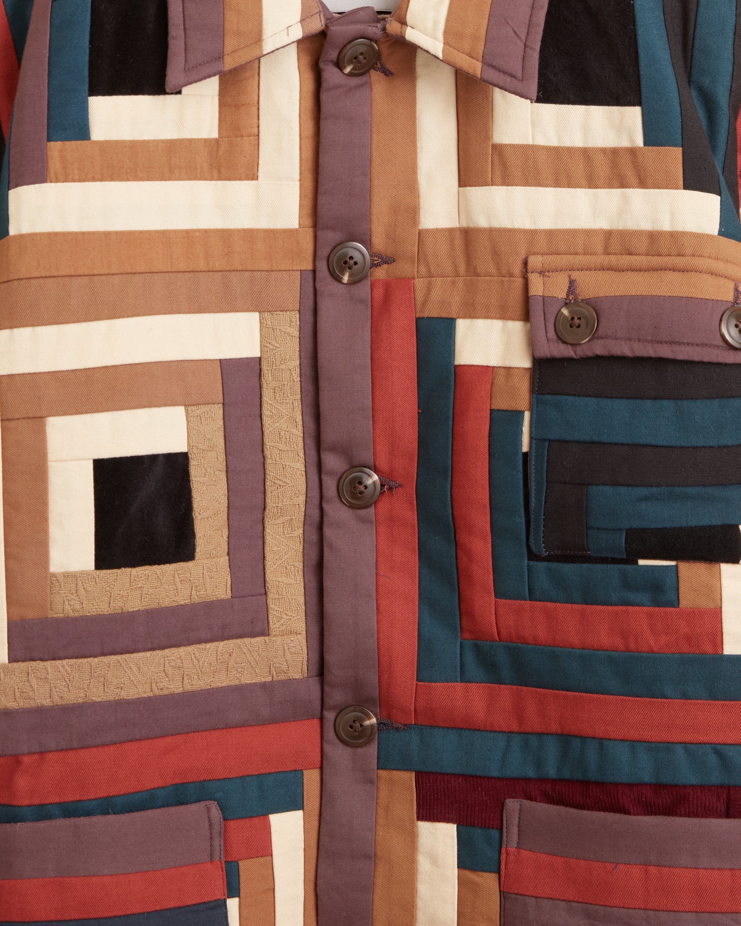 Log Cabin Quilted Workwear Jacket - Image 2