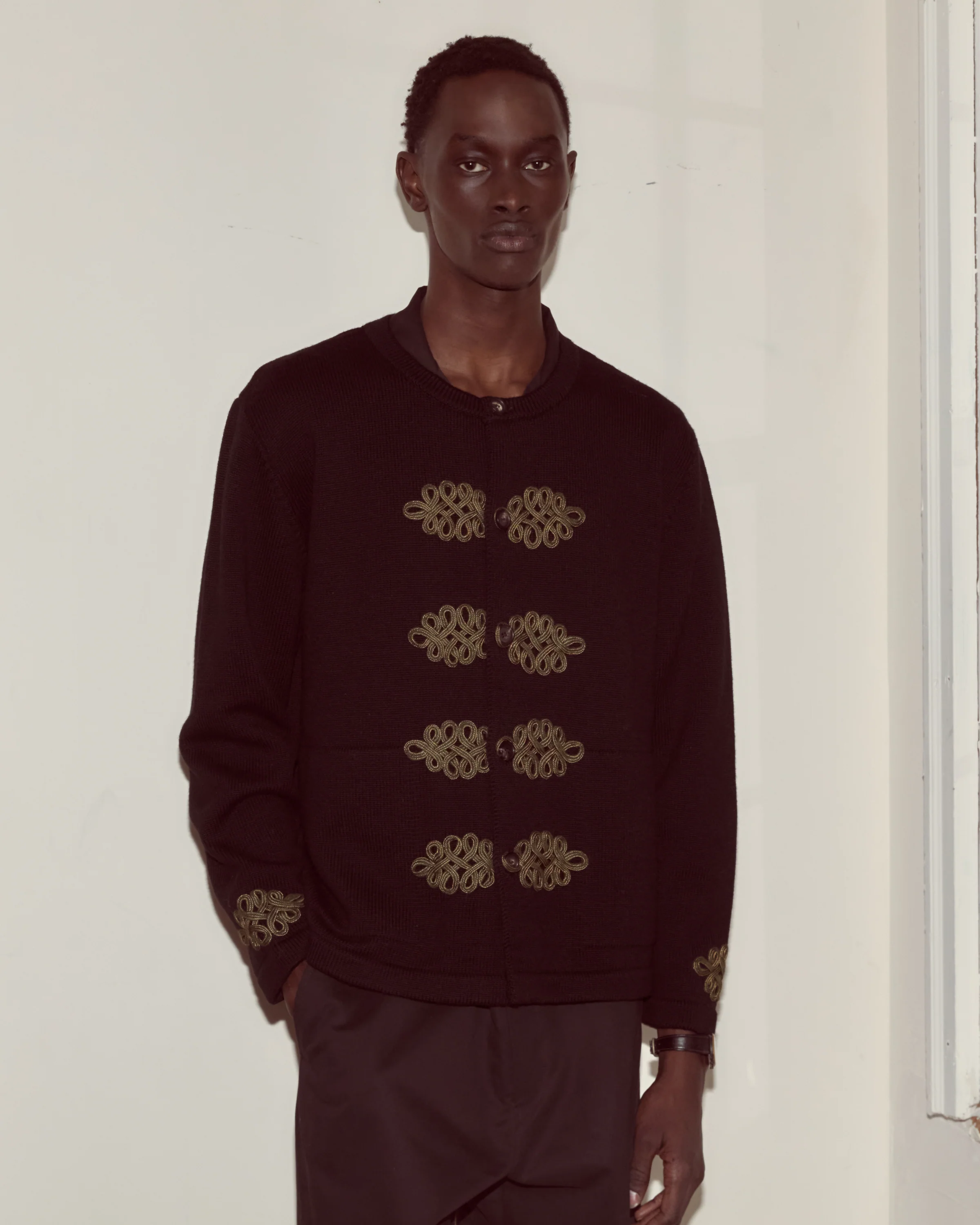 Looped Frog Cardigan