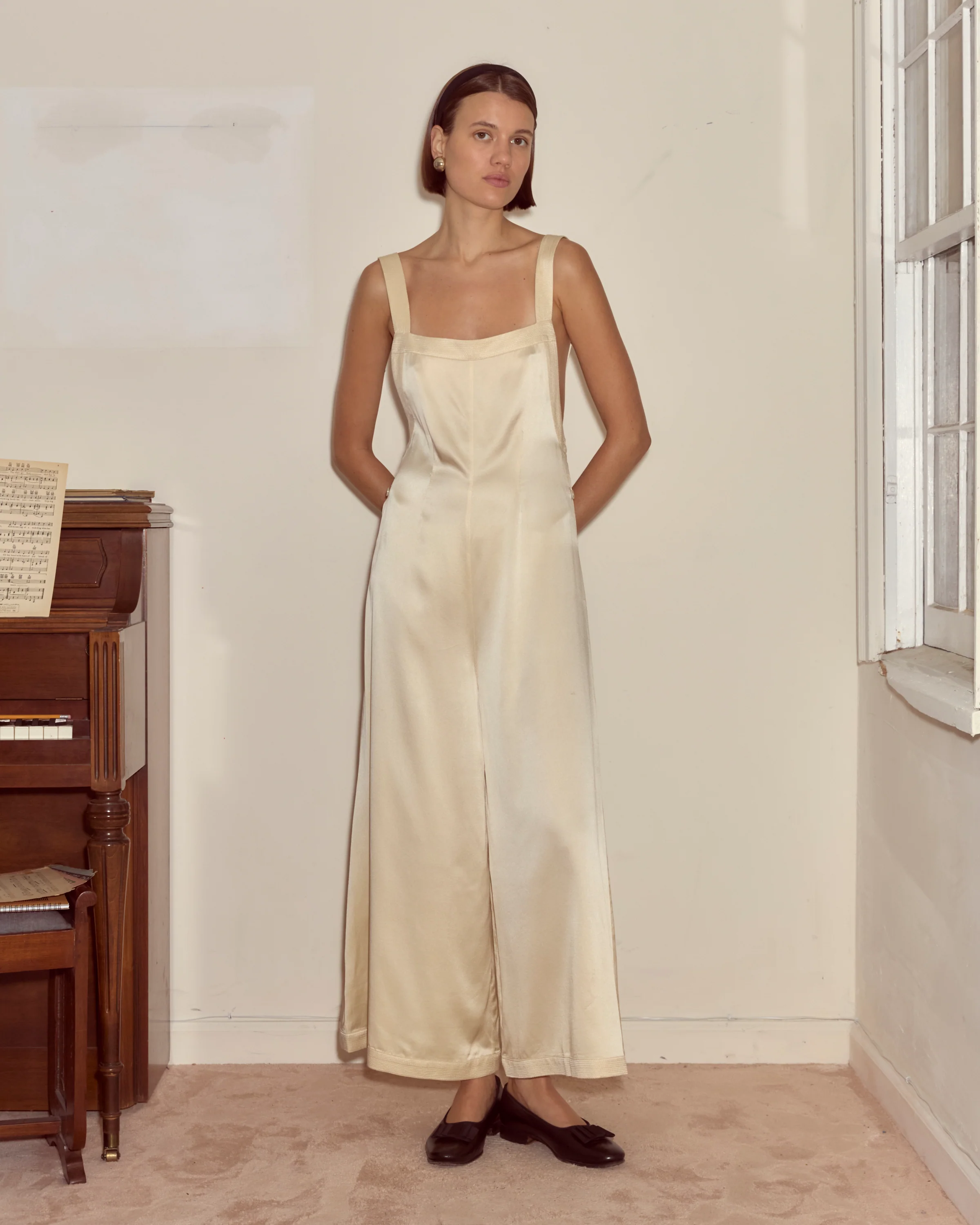 Loulou Jumpsuit - Cream