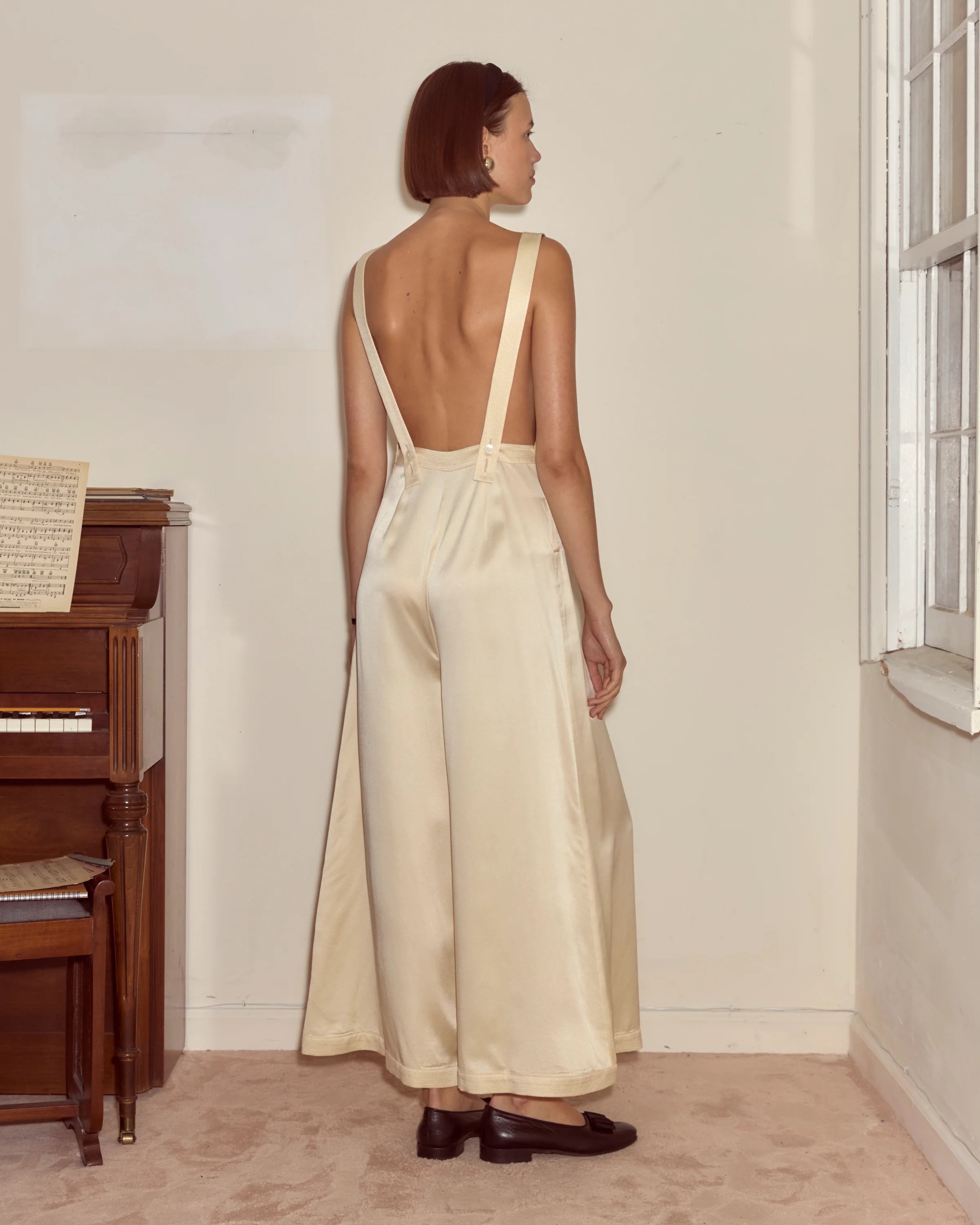 Loulou Jumpsuit - Cream - Image 3