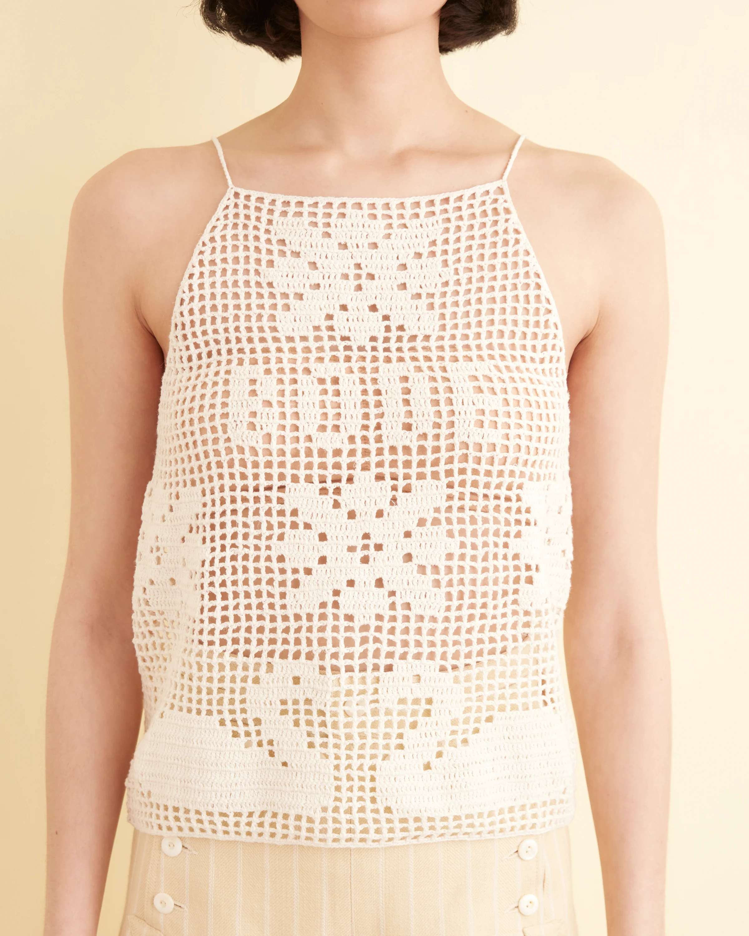 Mansfield Tank - Cream - Image 2