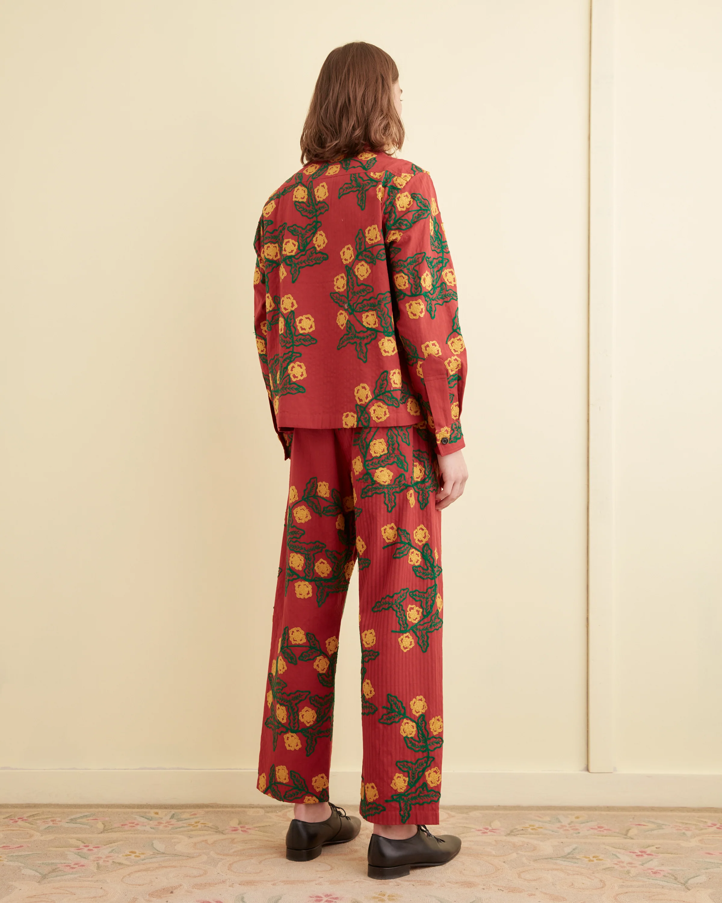 Marigold Wreath Long Sleeve Shirt - Image 3