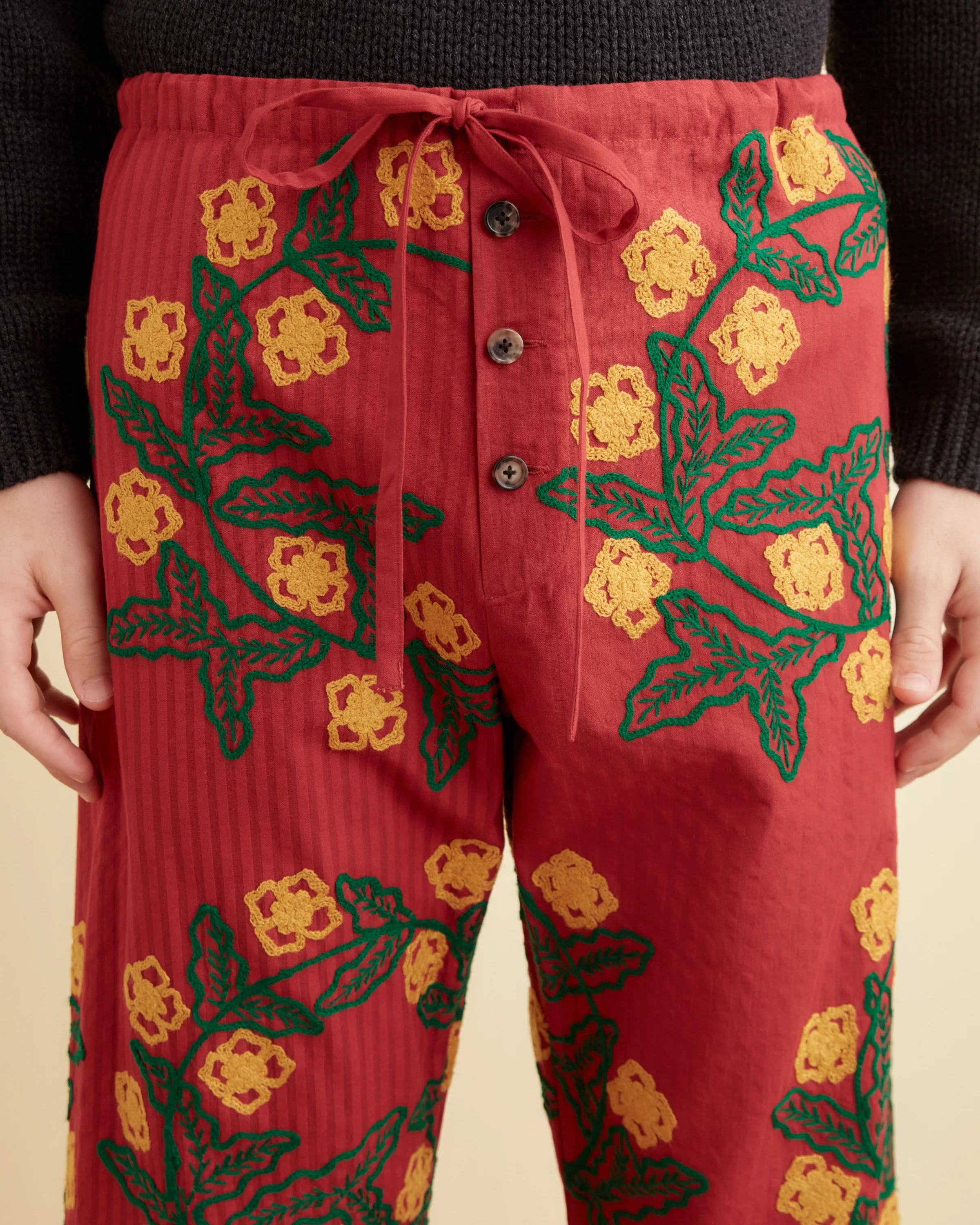 Marigold Wreath Pajama Pants - Image 2