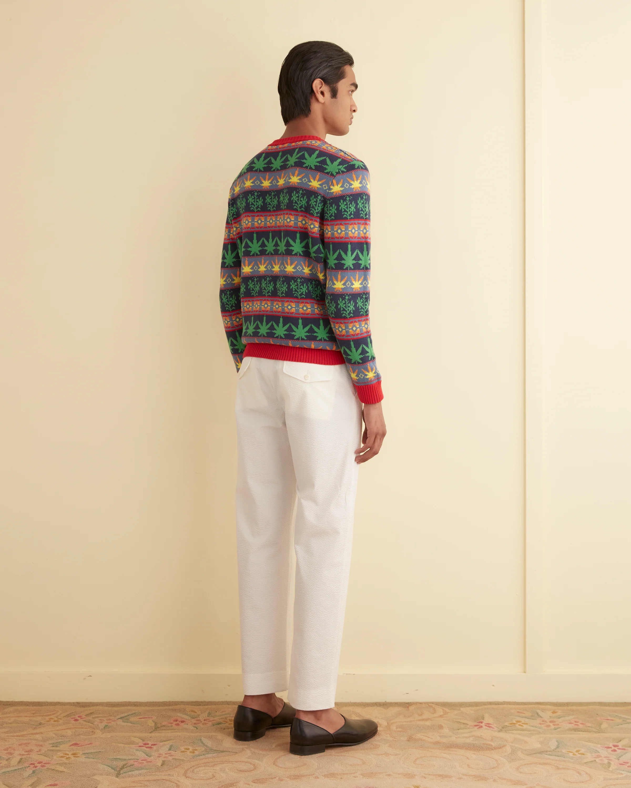 Marin Jacquard Sweater - Image 3