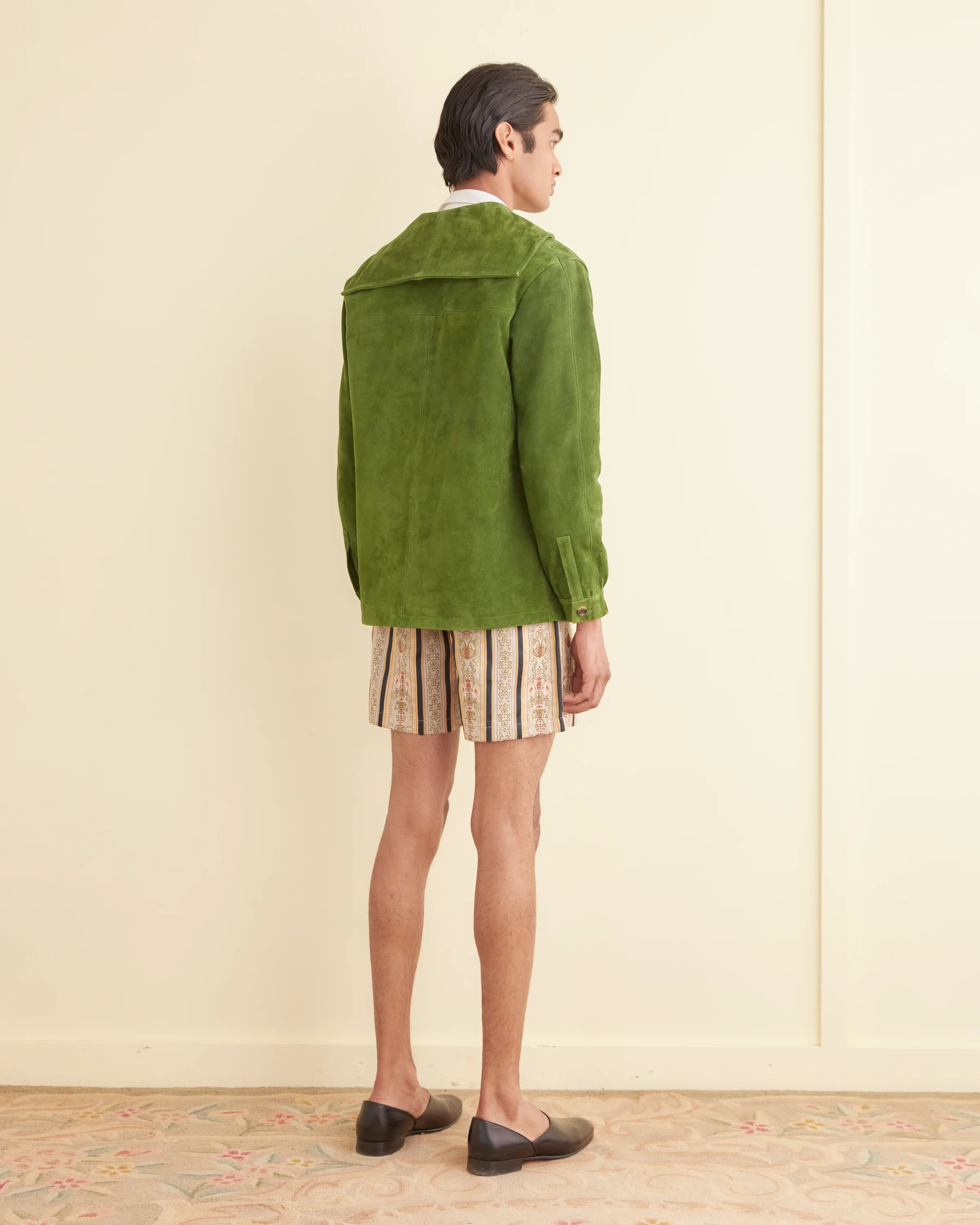 Mariner Suede Jacket - Green - Image 3