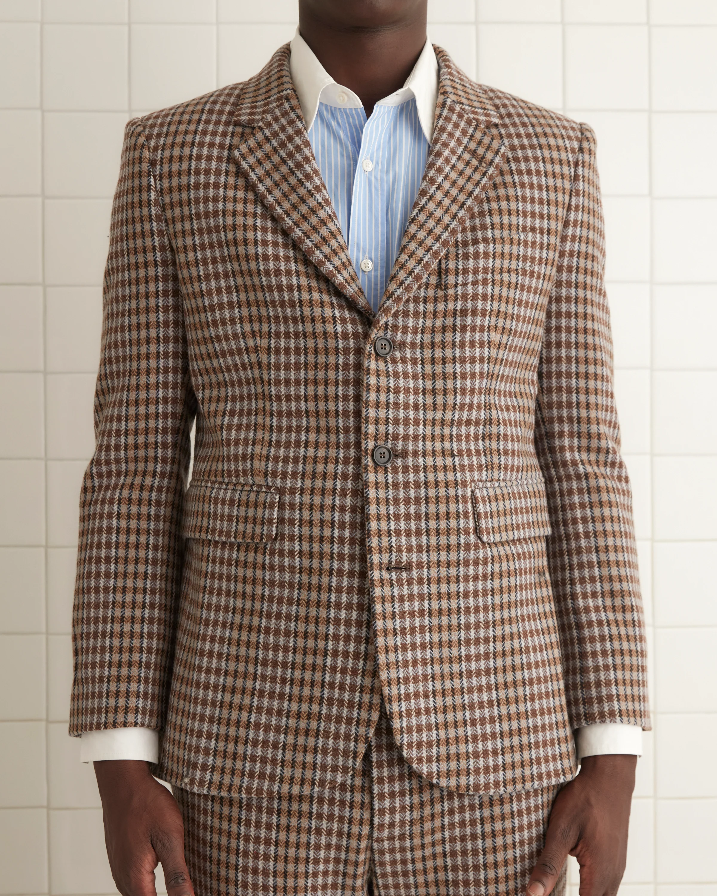Marston Check Suit Jacket