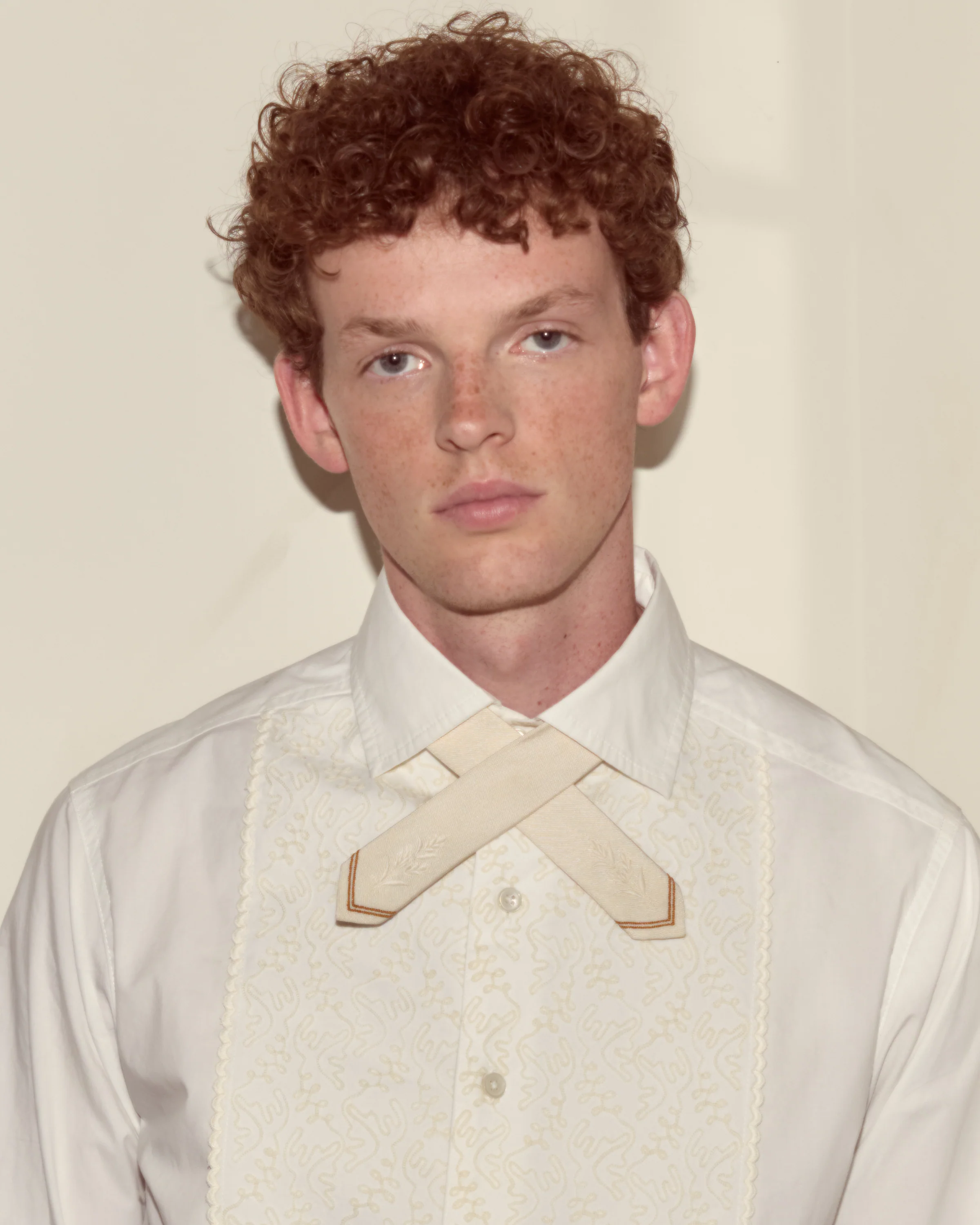 Meadow Cross Tie - Cream