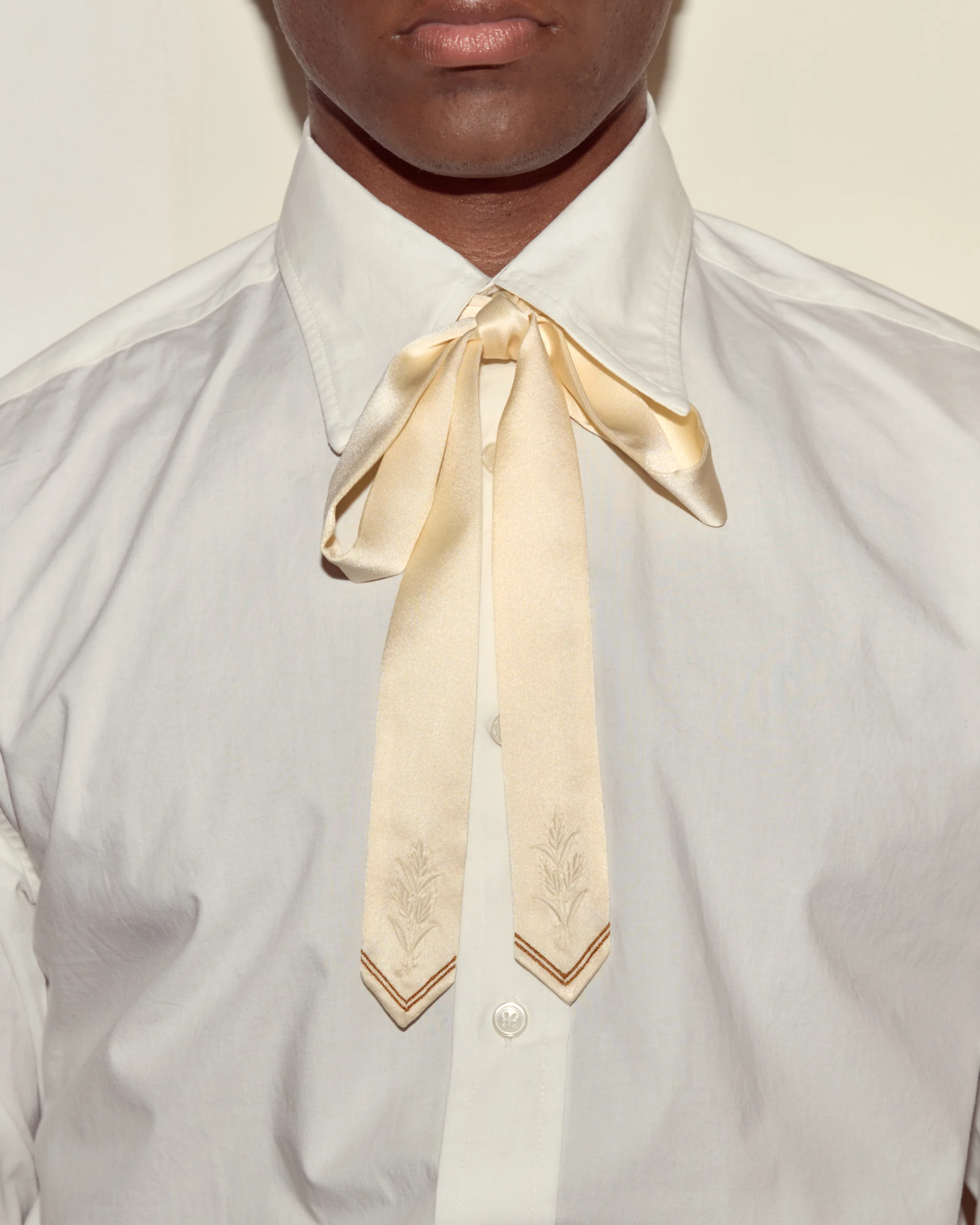 Meadow Soft Tie - Cream - Image 2