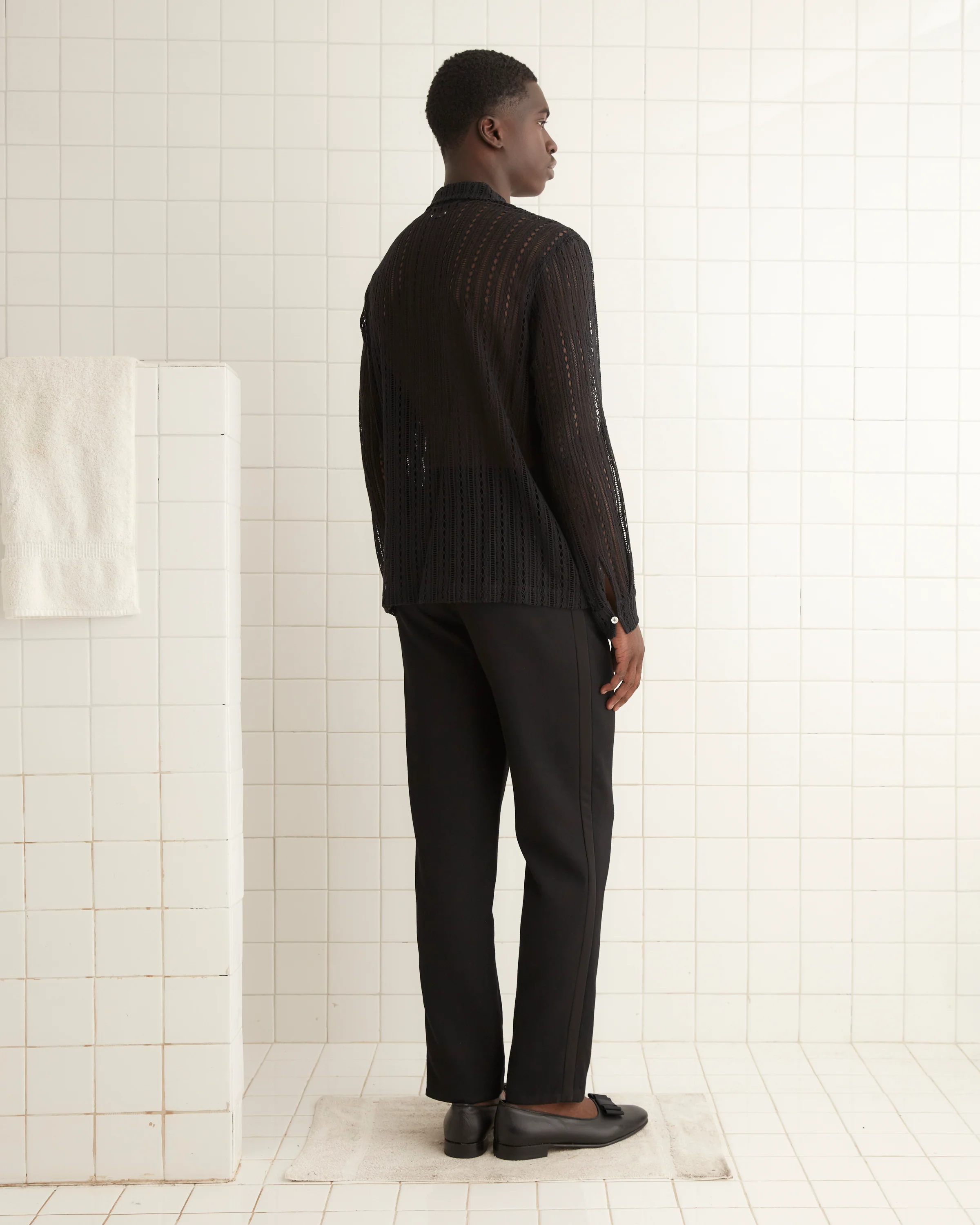 Meandering Lace Long Sleeve Shirt - Image 3