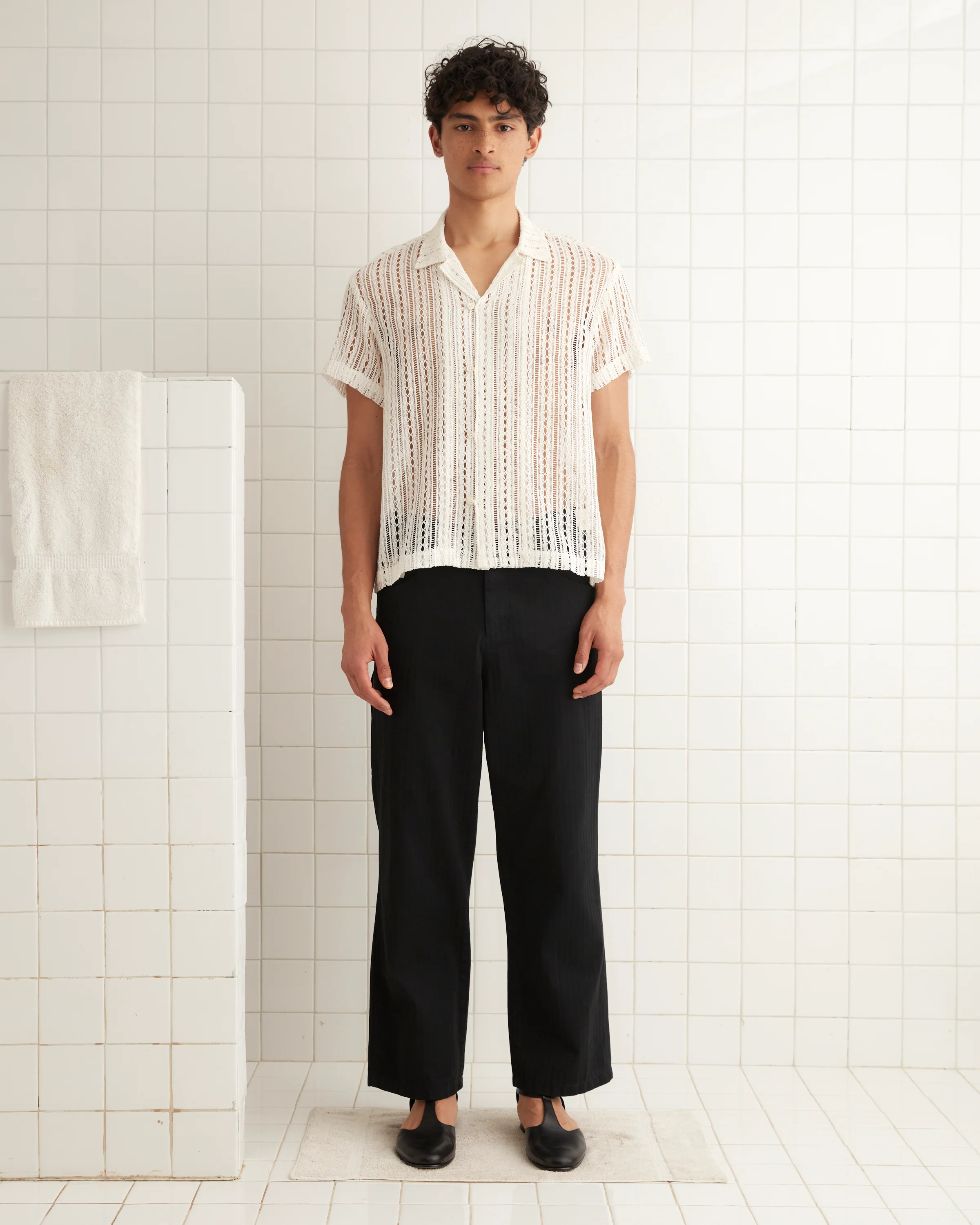 Meandering Lace Short Sleeve Shirt - Image 2