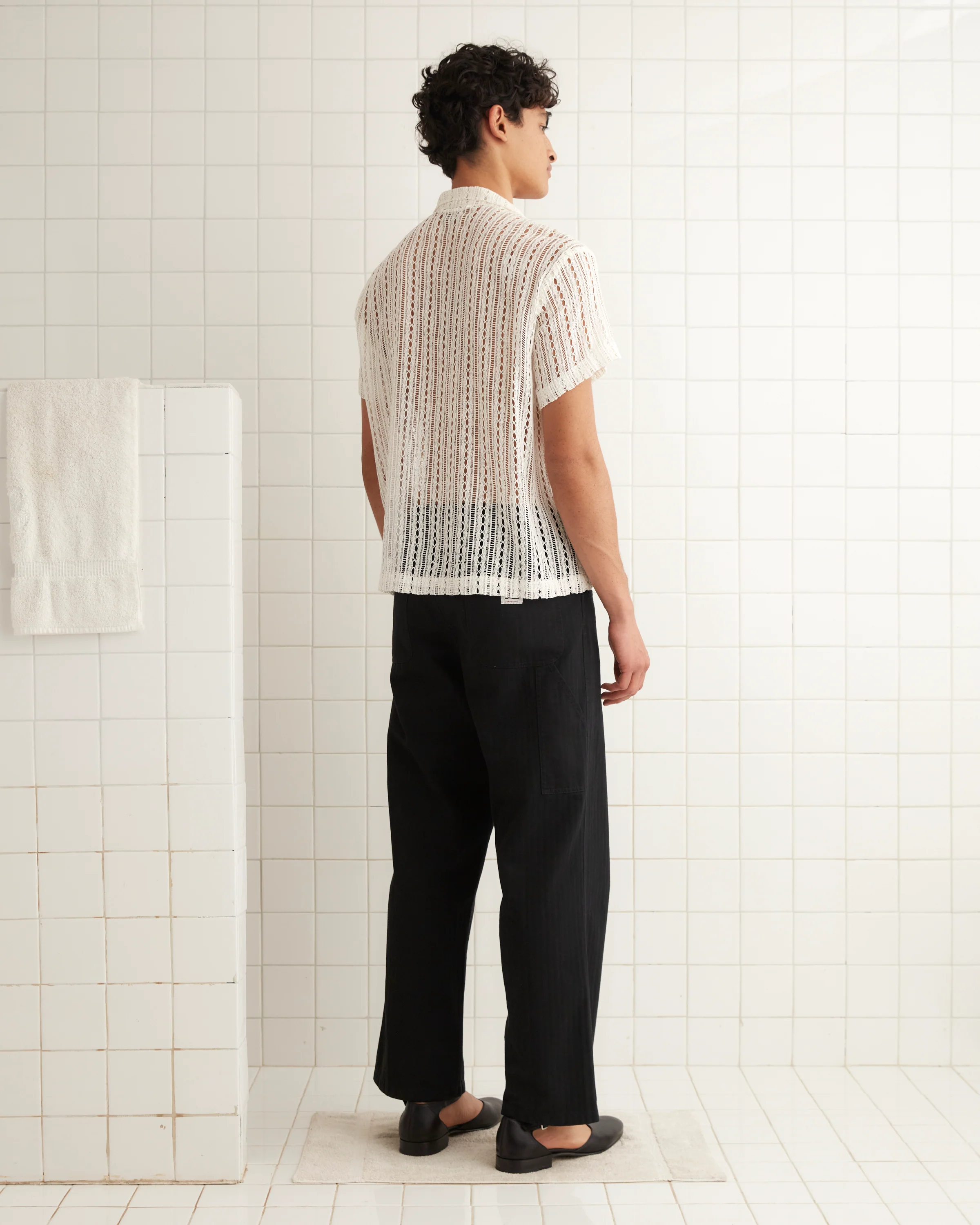 Meandering Lace Short Sleeve Shirt - Image 3