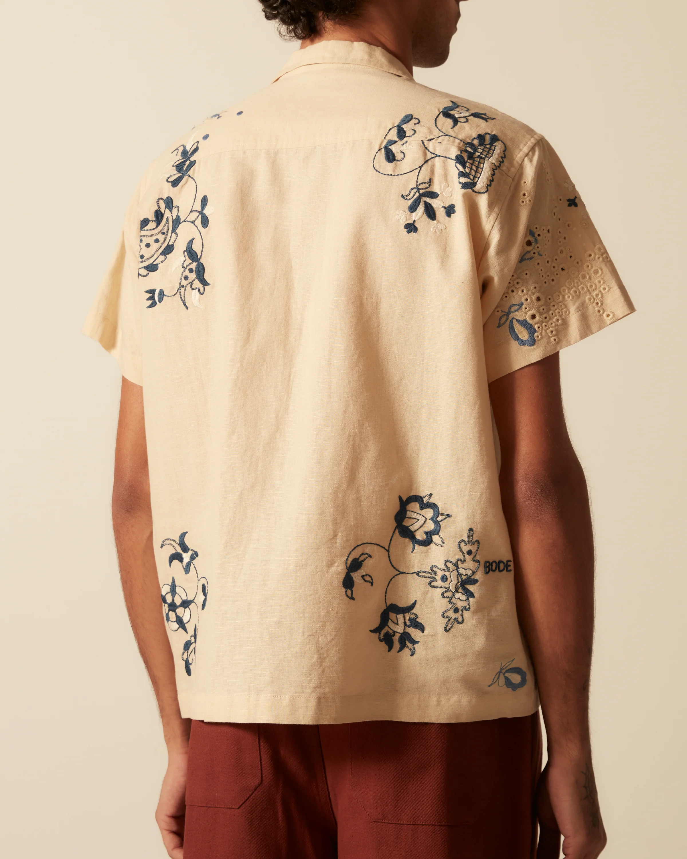 Mended Floral Short Sleeve Shirt - Image 4