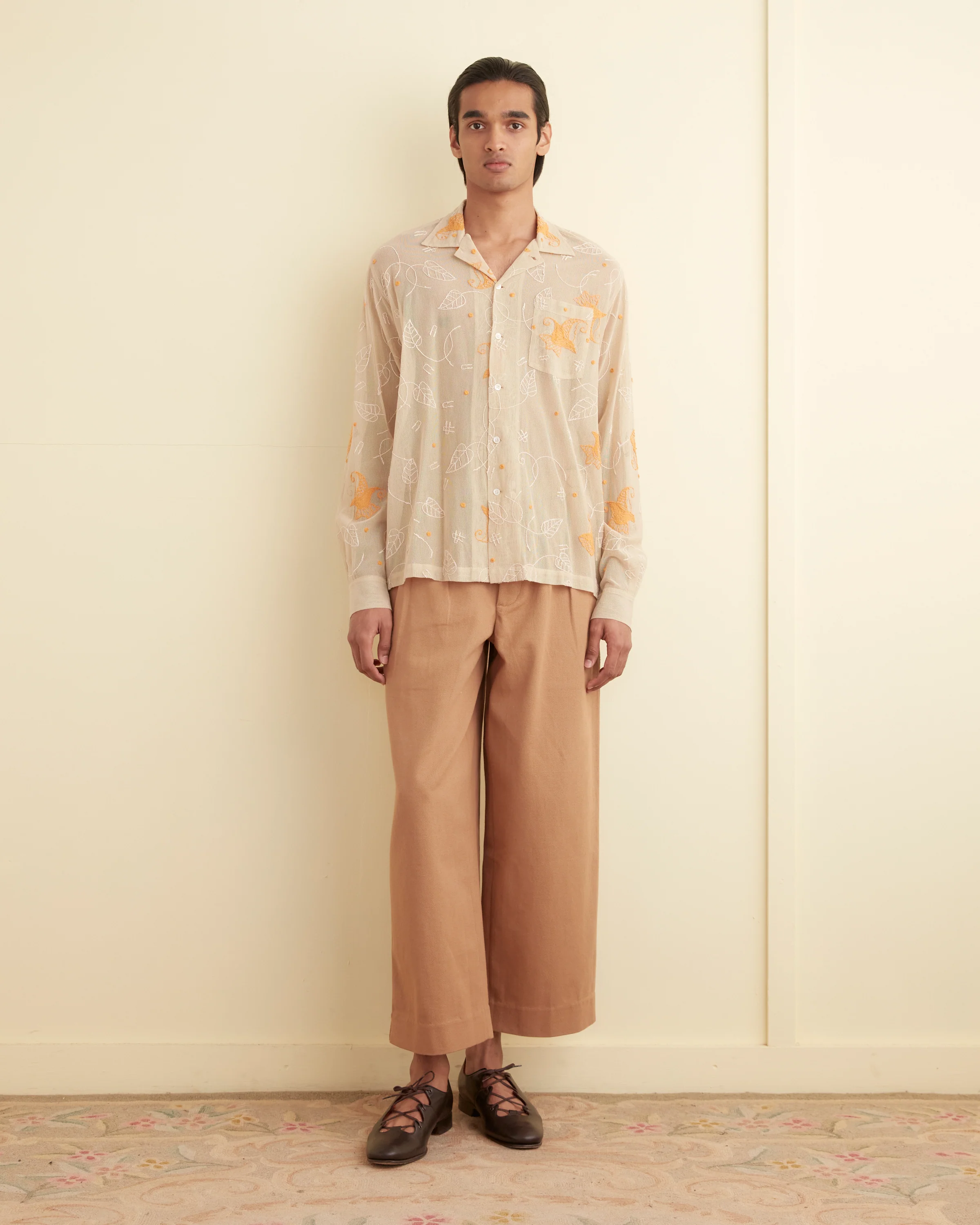 Mesh Lilium Long Sleeve Shirt - Image 2
