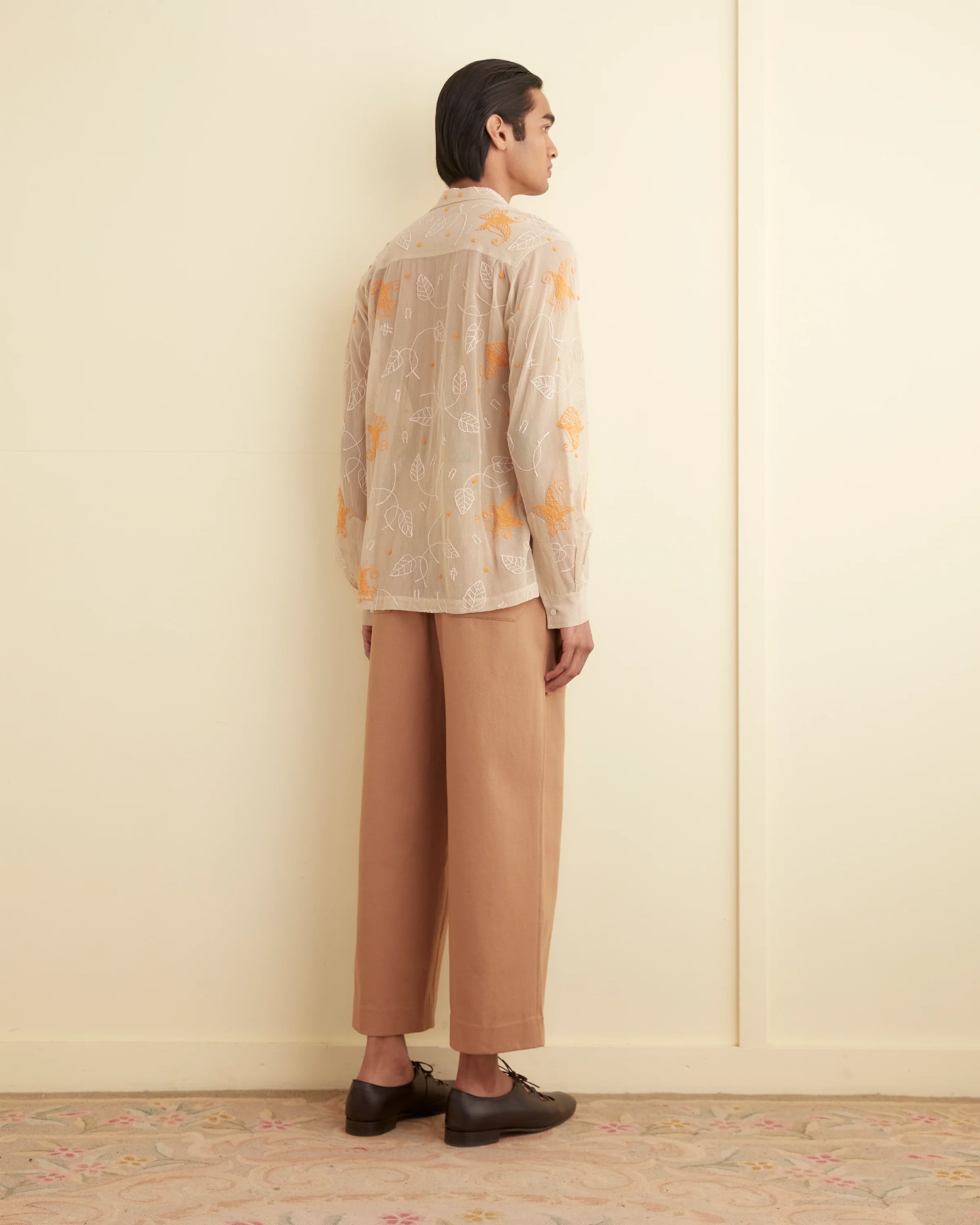 Mesh Lilium Long Sleeve Shirt - Image 3