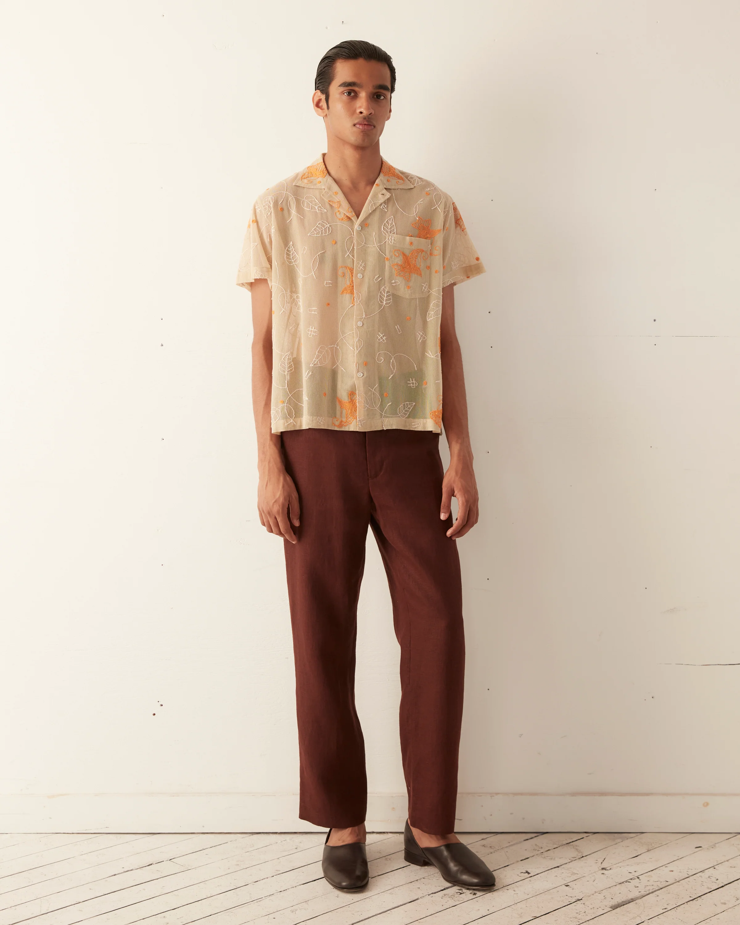 Mesh Lilium Short Sleeve Shirt - Image 4