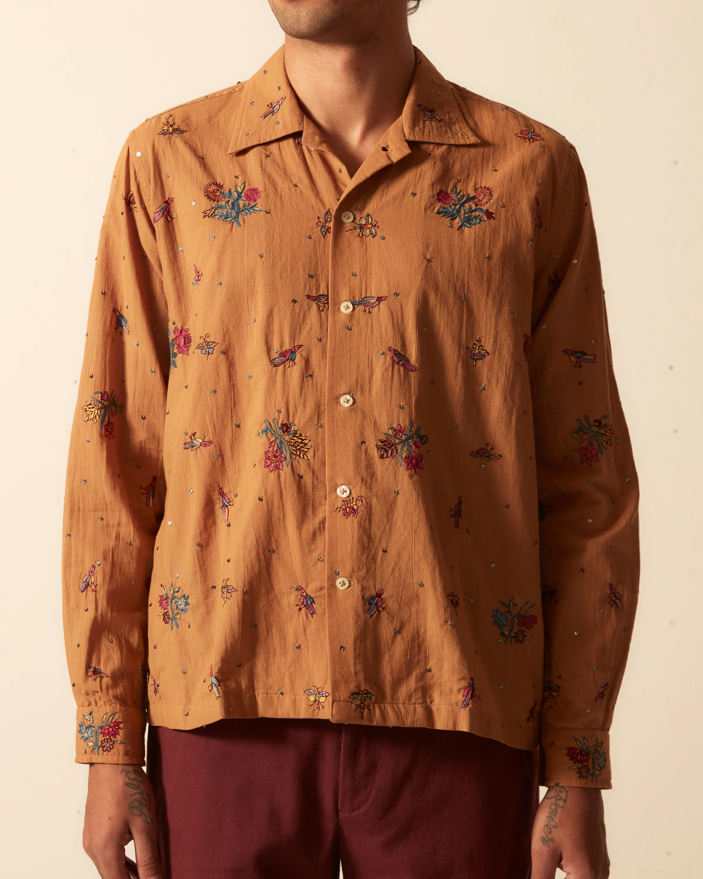 Micro Bird Long Sleeve Shirt - Image 3