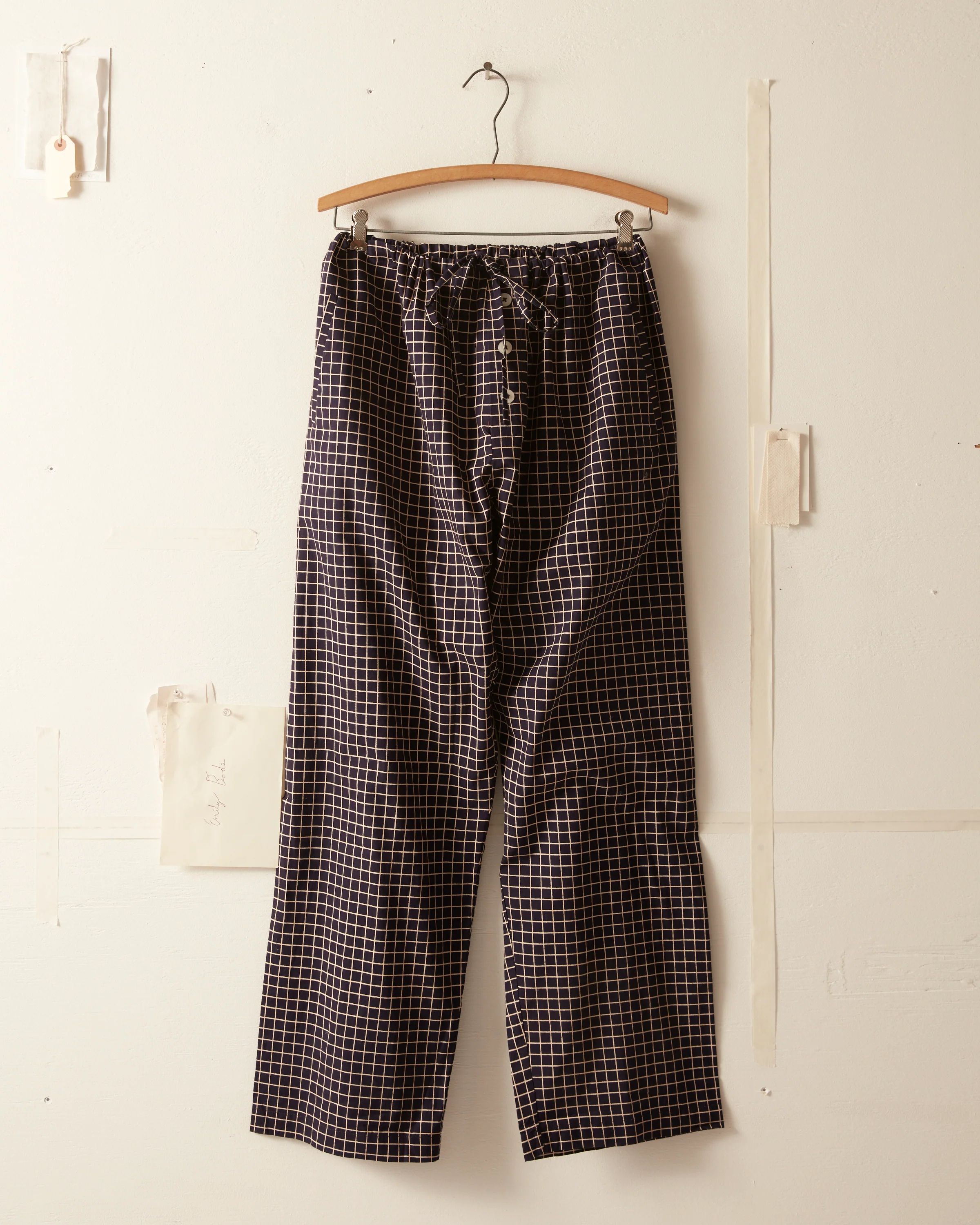 Midnight Grid Pajama Pant - Image 3
