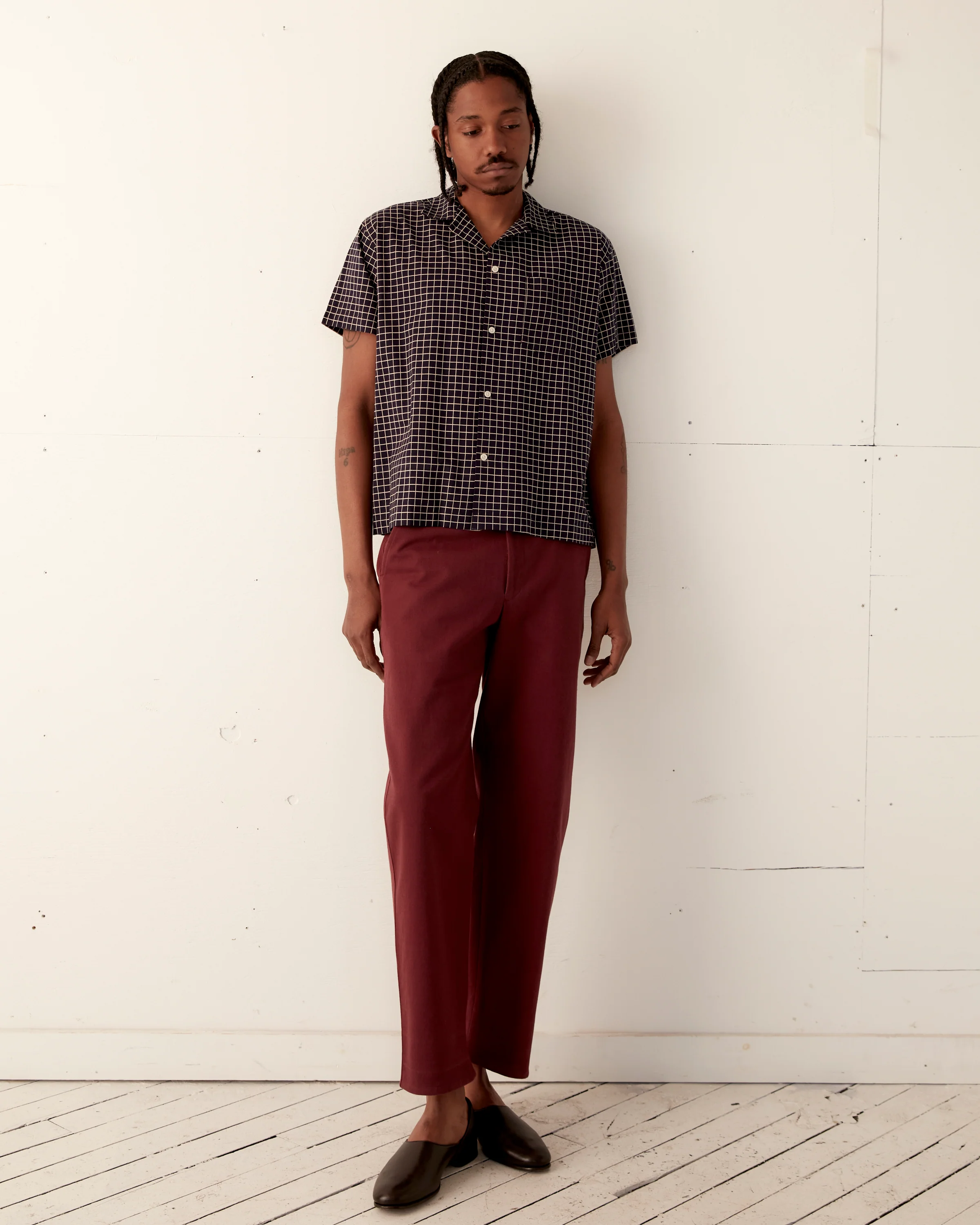 Midnight Grid Short Sleeve Shirt - Image 4