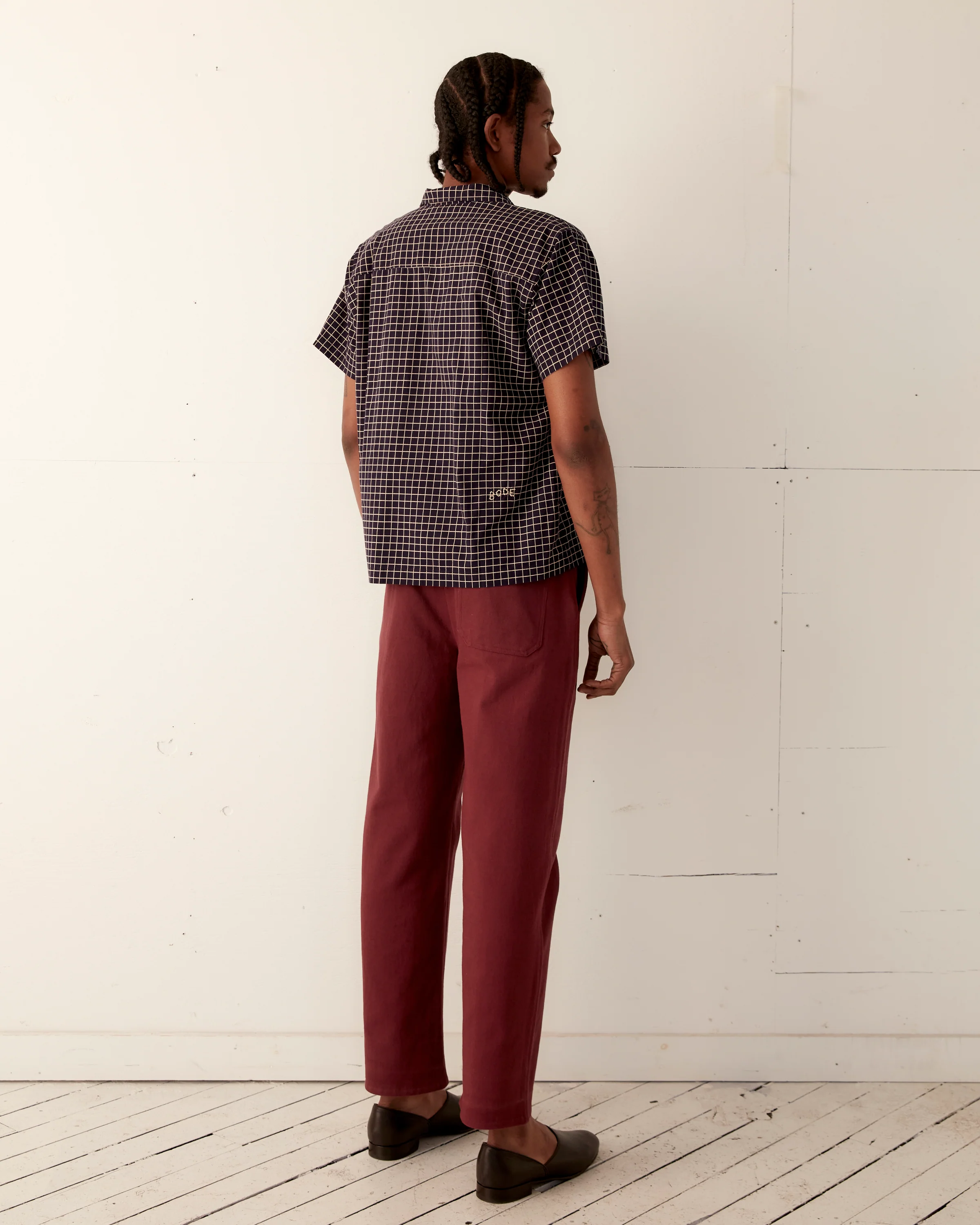 Midnight Grid Short Sleeve Shirt - Image 5