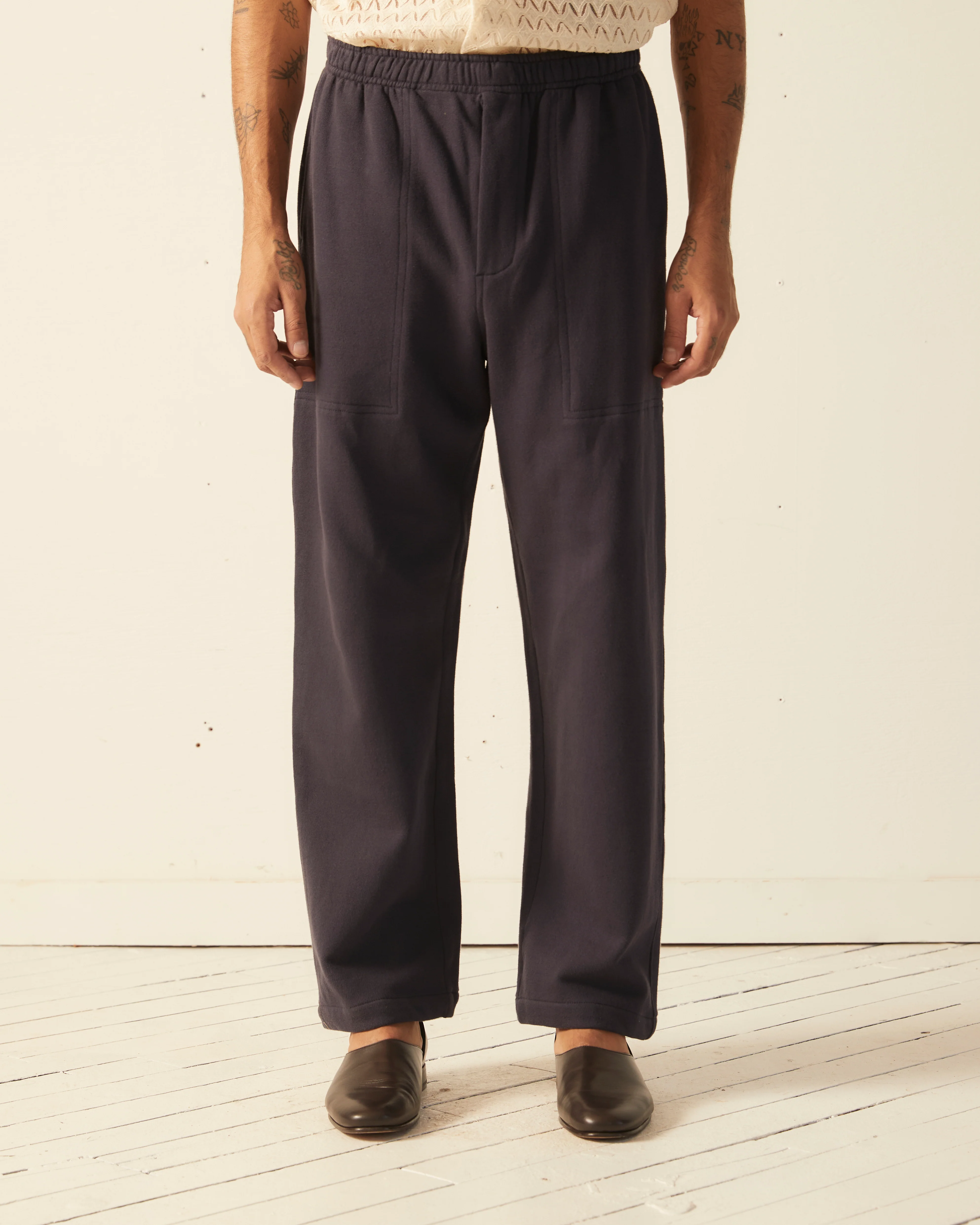 Solid Track Pant - Midnight - Image 2