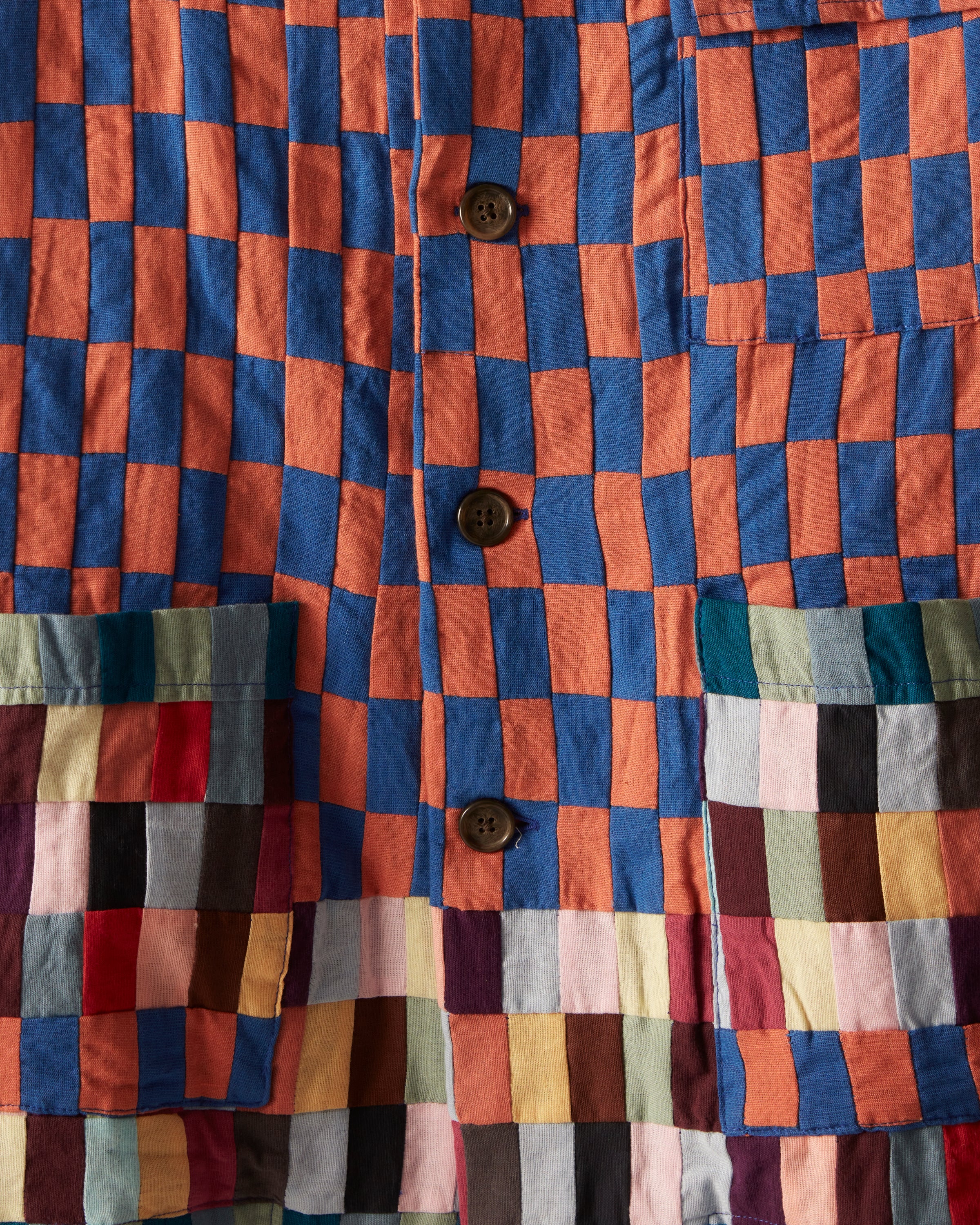 Mini Patchwork Workwear Jacket - Image 3
