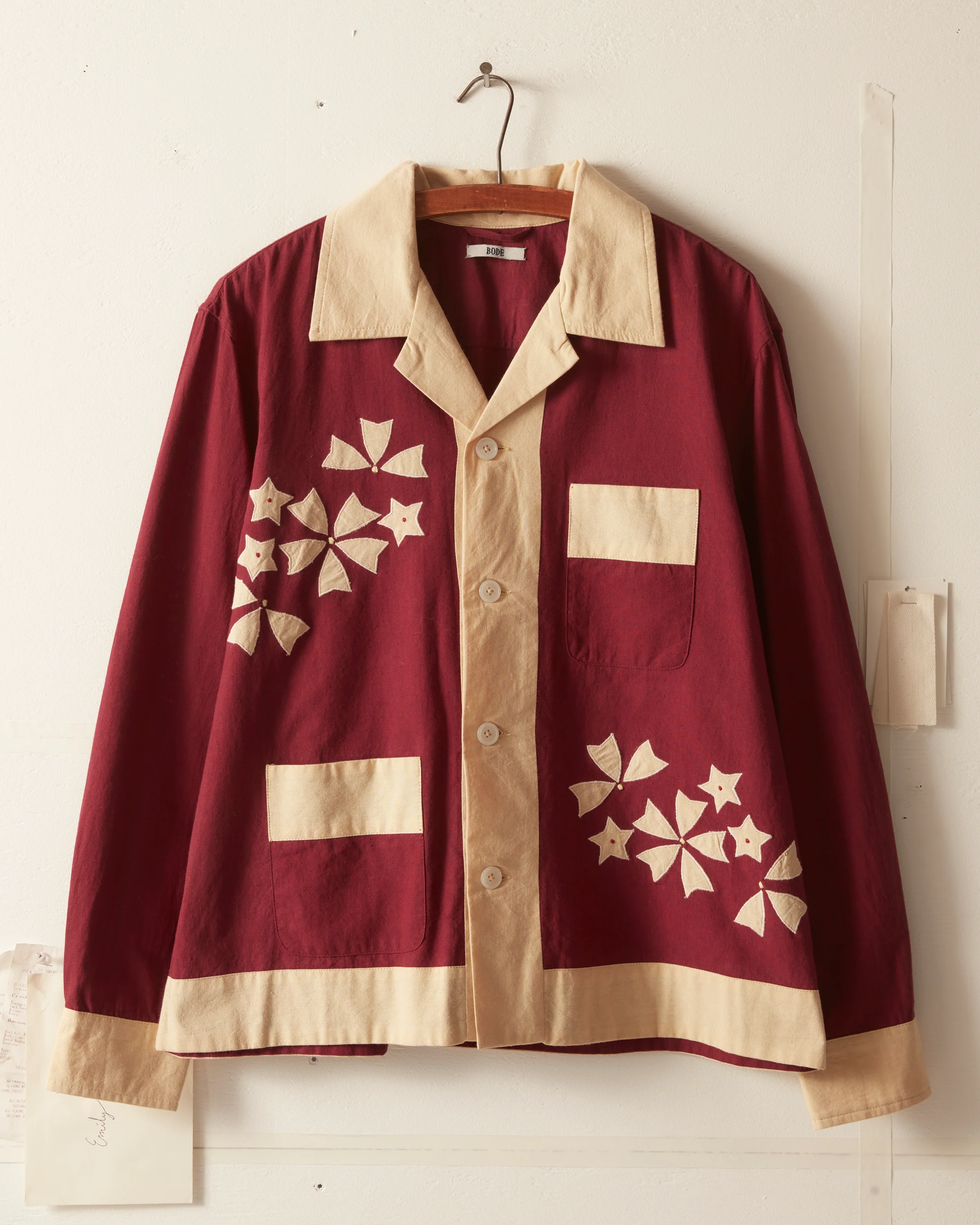 Moonflower Appliqué Long Sleeve Shirt - Image 3