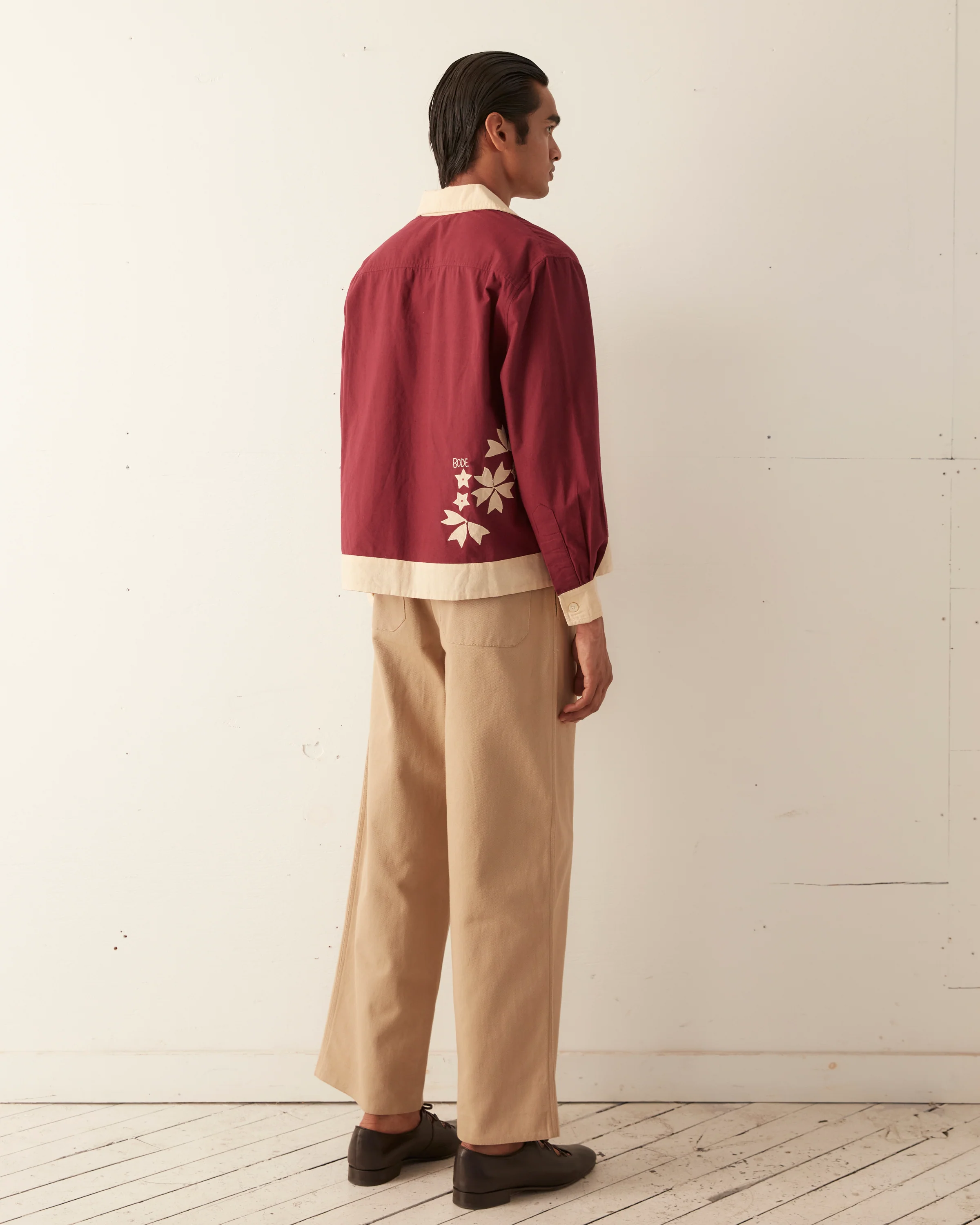 Moonflower Appliqué Long Sleeve Shirt - Image 4