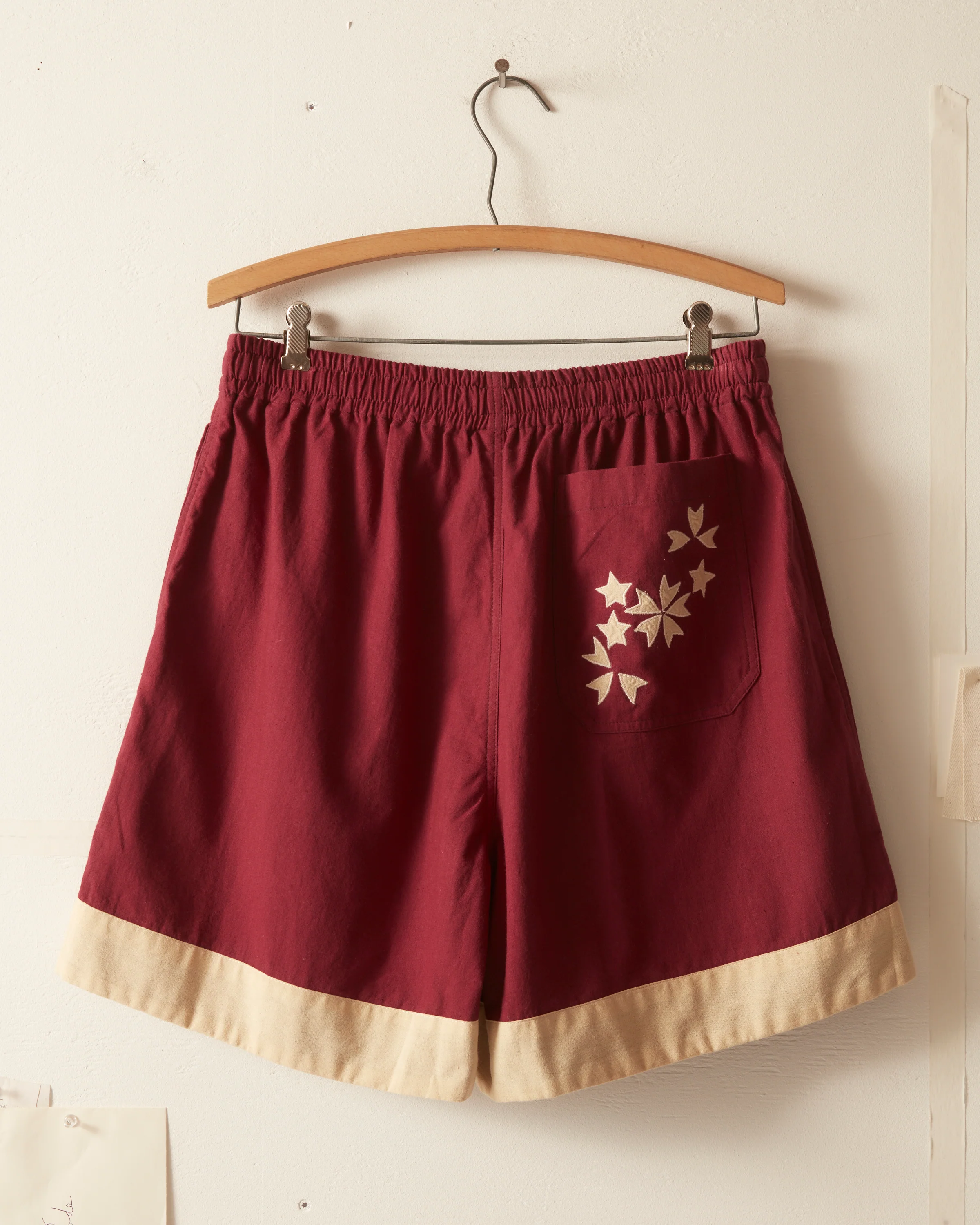 Moonflower Appliqué Shorts - Image 3