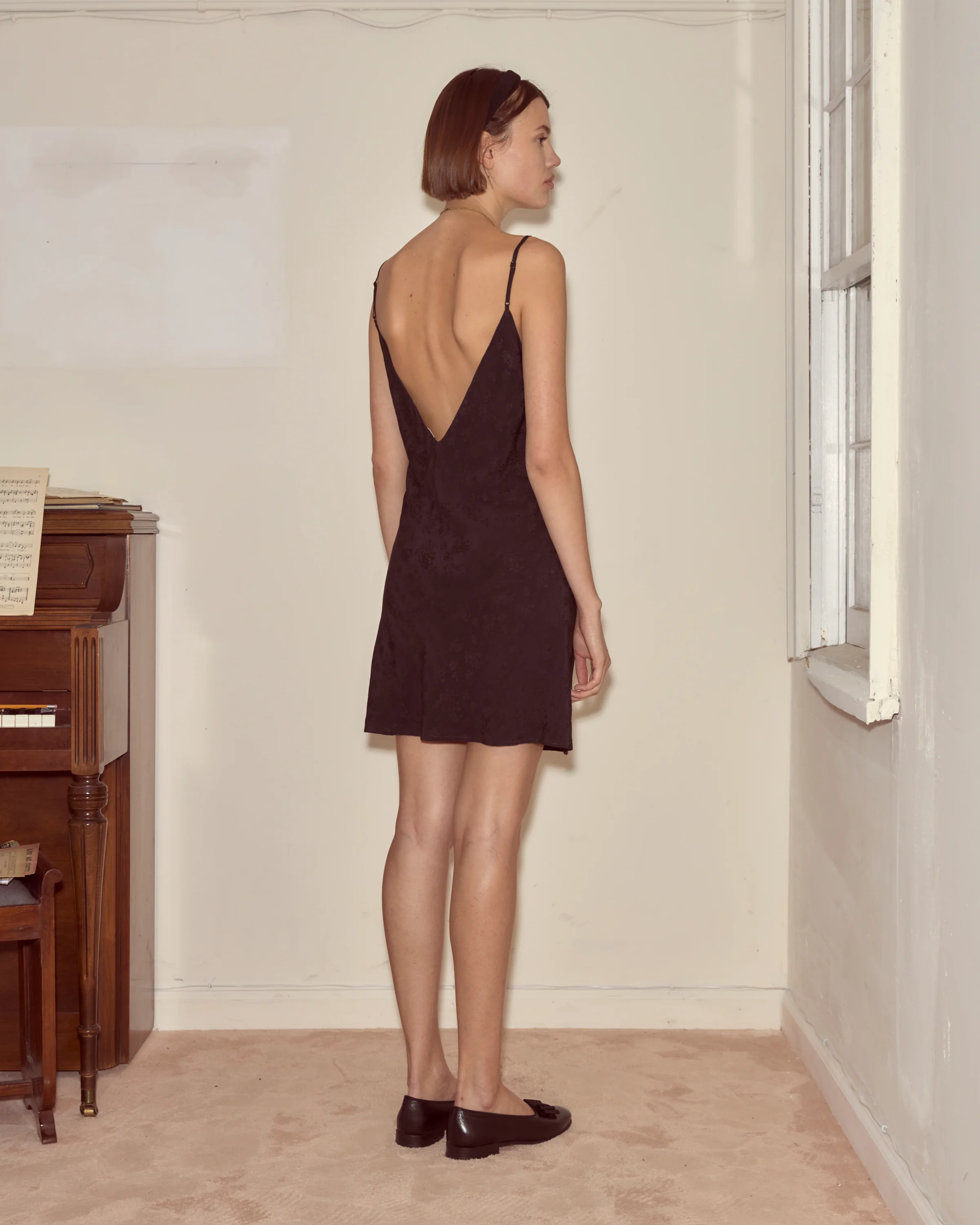 Moonflower Jacquard Short Slip - Image 3