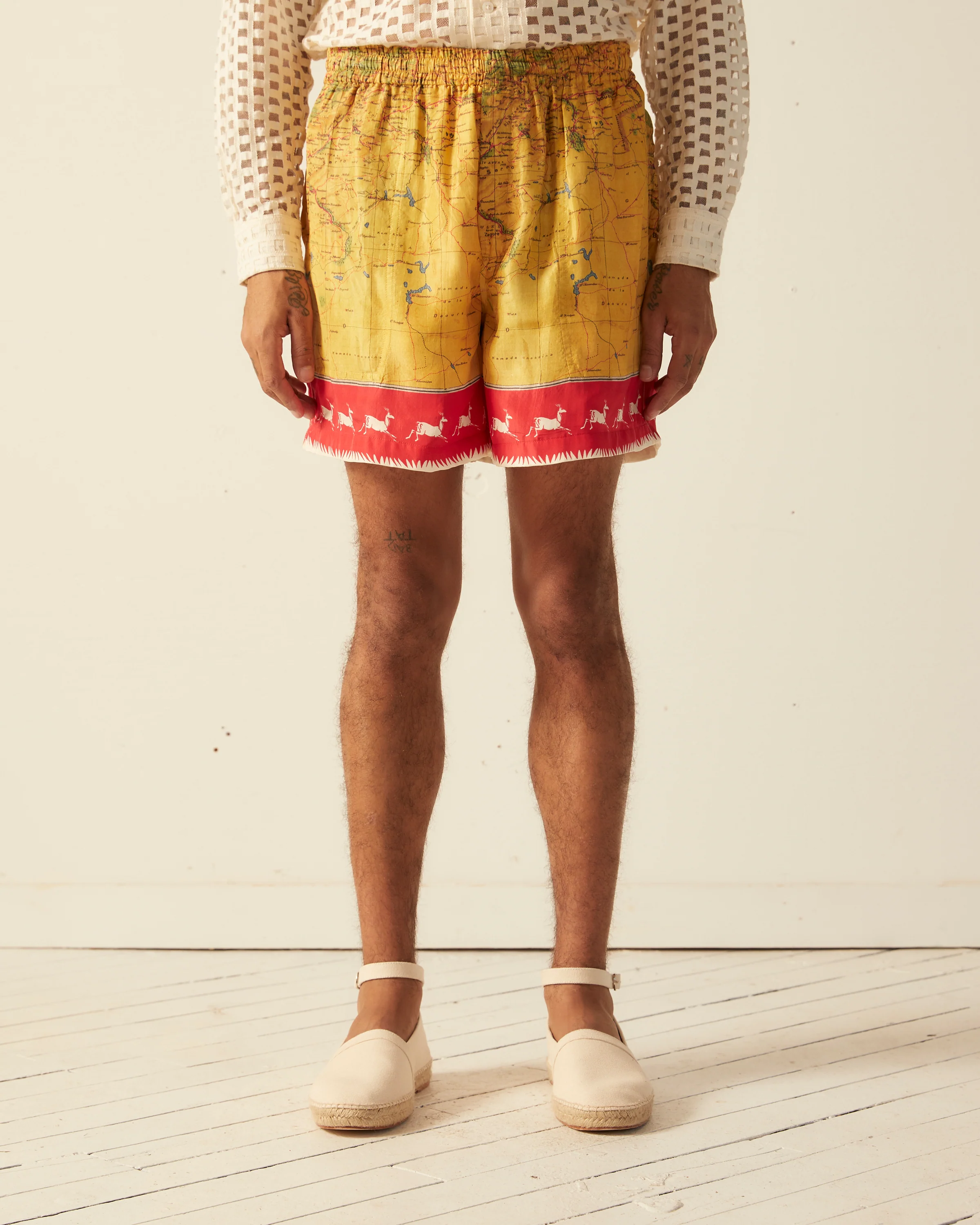 Morocco Map Shorts - Image 2