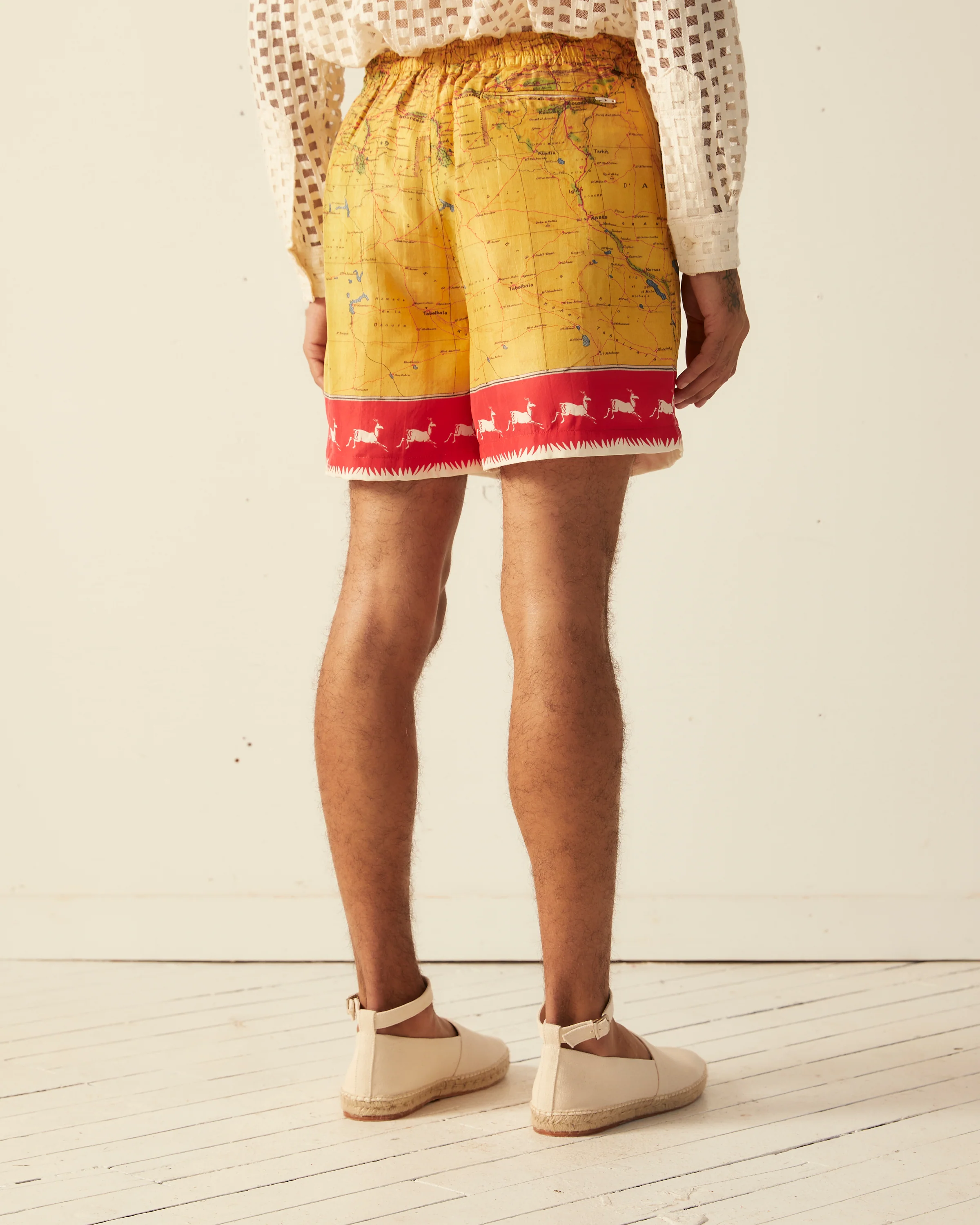 Morocco Map Shorts - Image 4