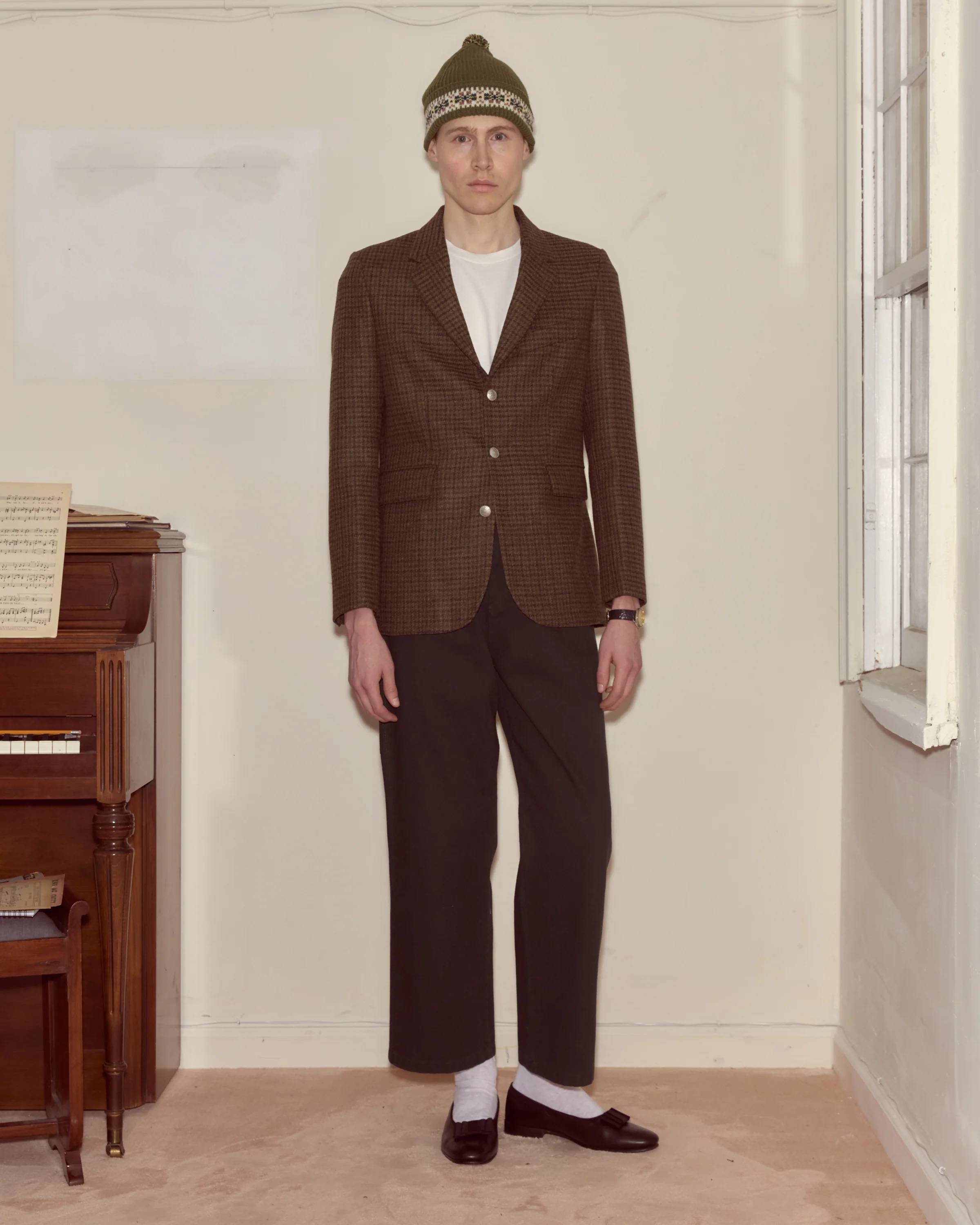 Morris Houndstooth Suit Jacket