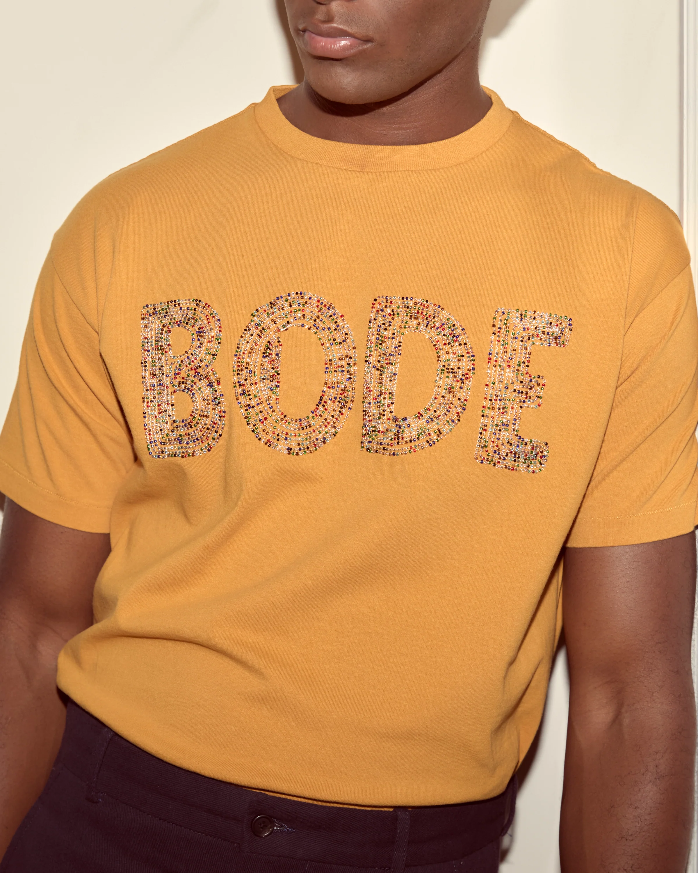 Multi Bead Tee - Yellow - Image 3