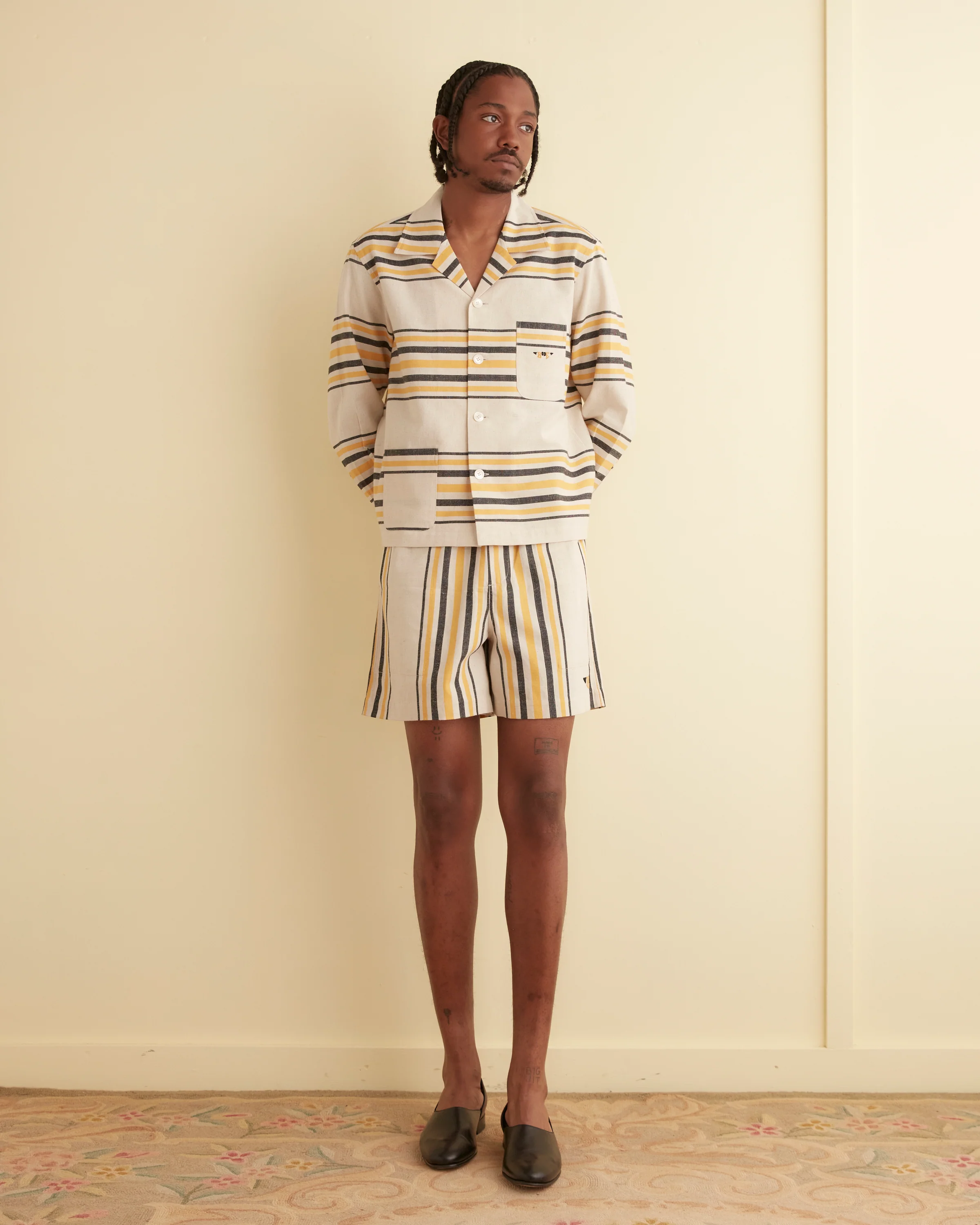 Namesake Stripe Shorts - Image 2