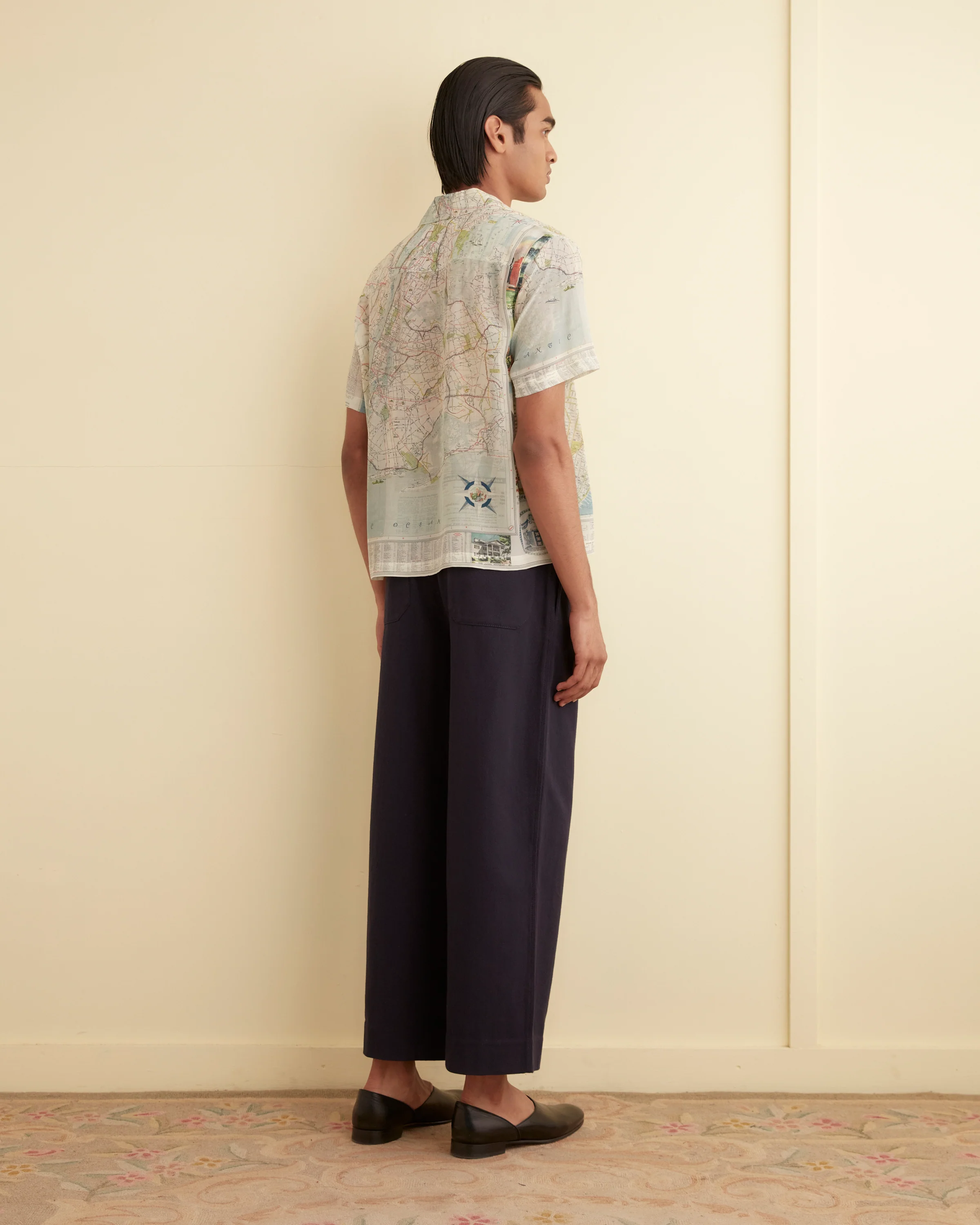 New York City Map Short Sleeve Shirt - Image 3