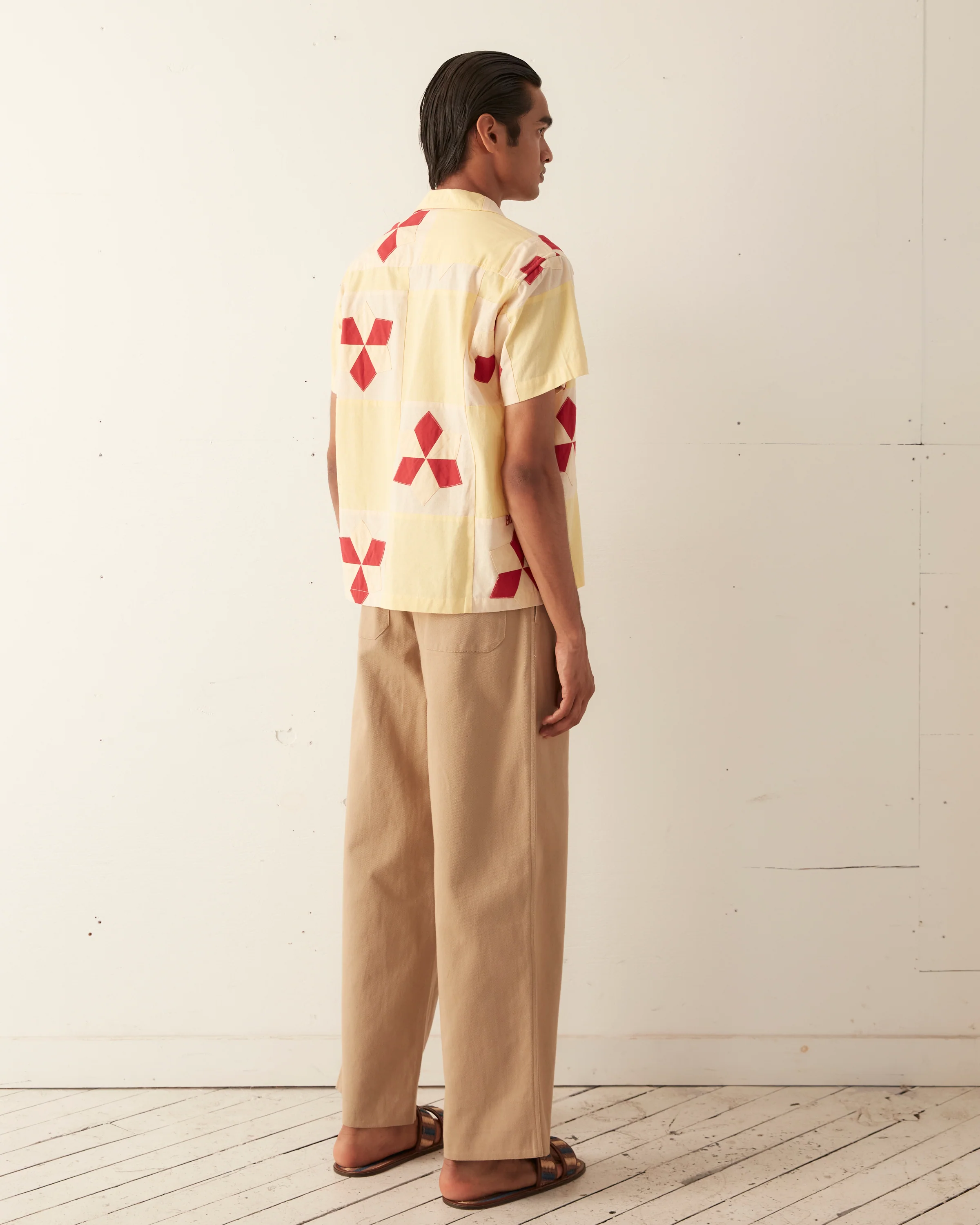 Novel Star Quilt Short Sleeve Shirt - Image 4