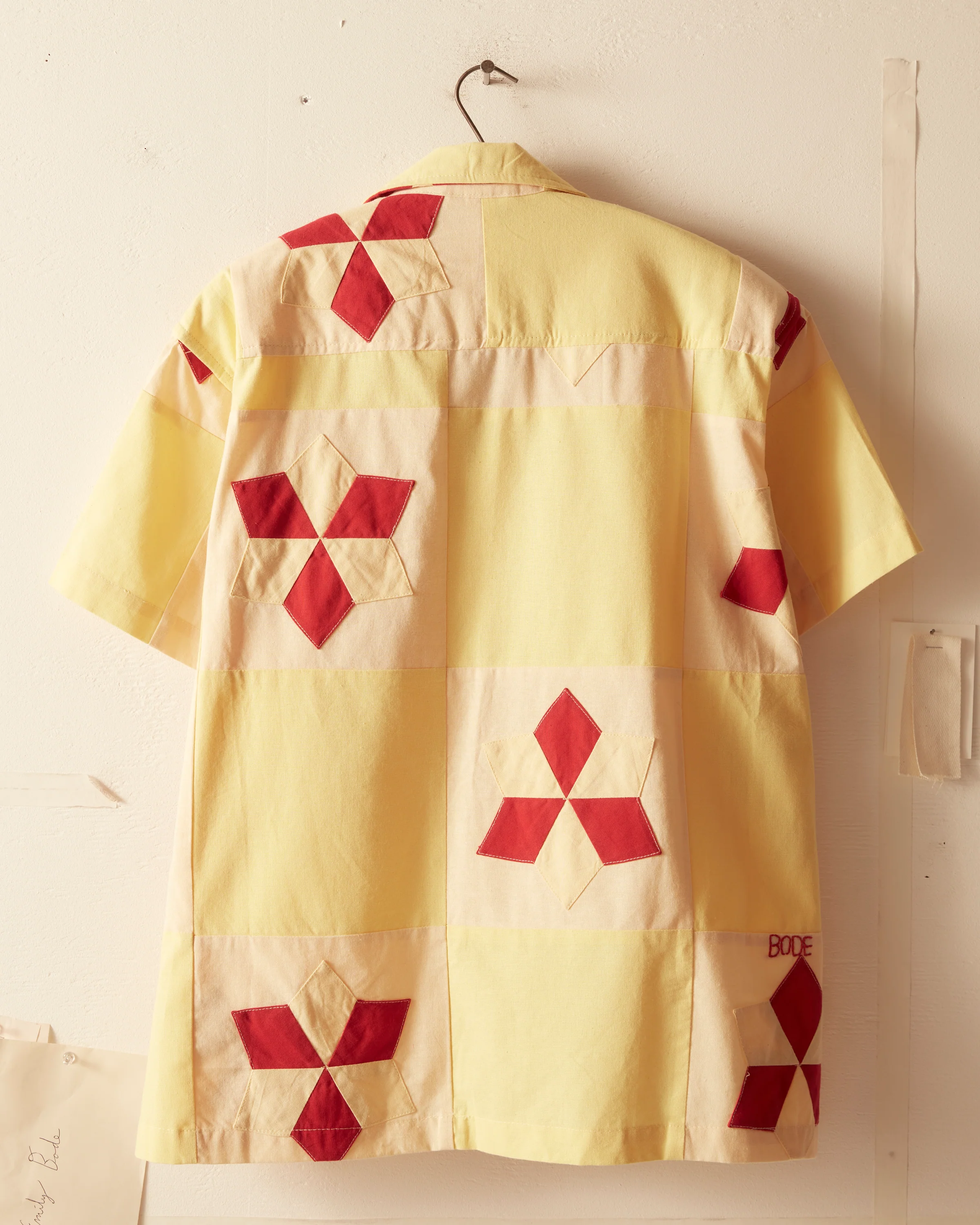 Novel Star Quilt Short Sleeve Shirt - Image 5