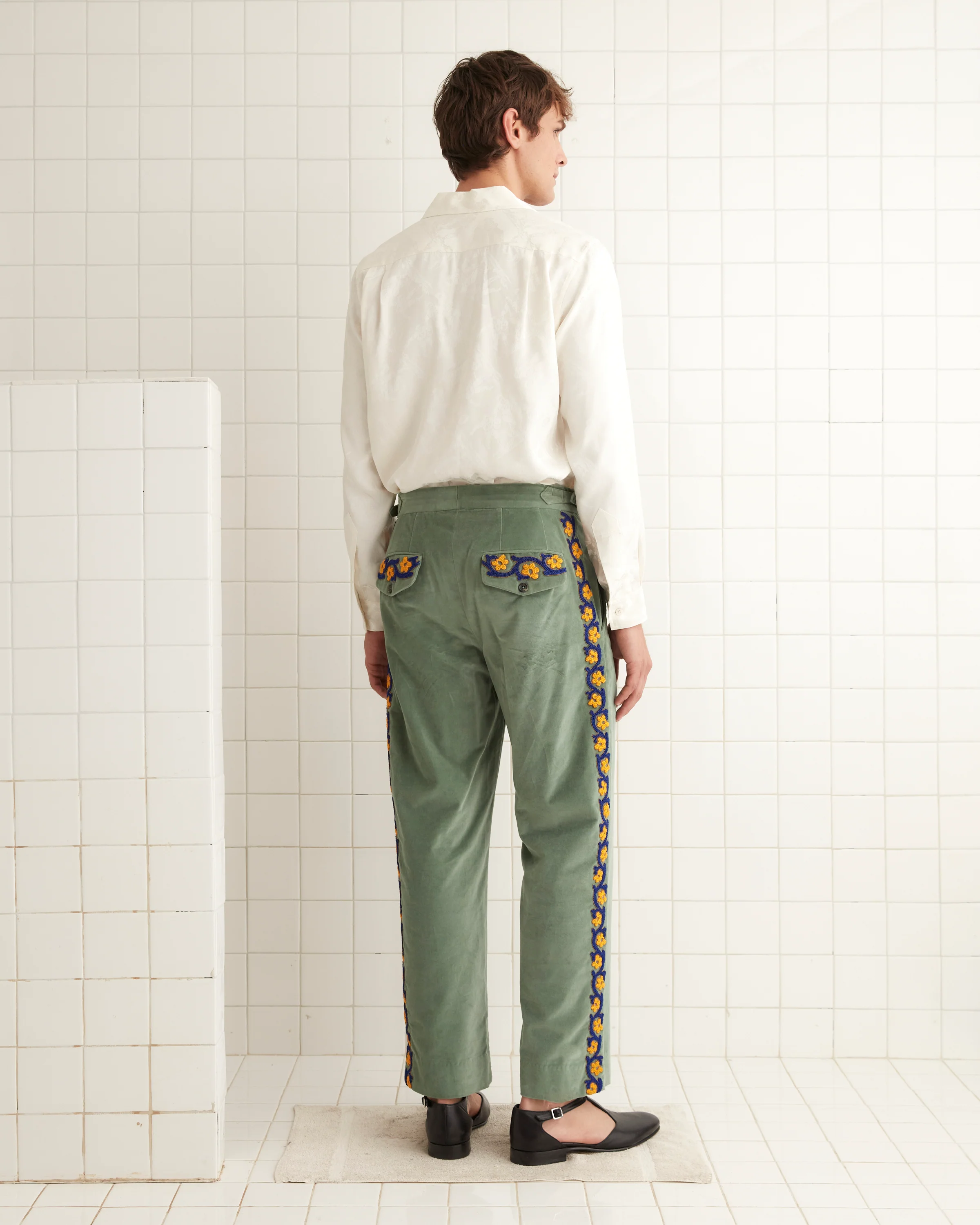Oberon Floral Trousers - Image 3