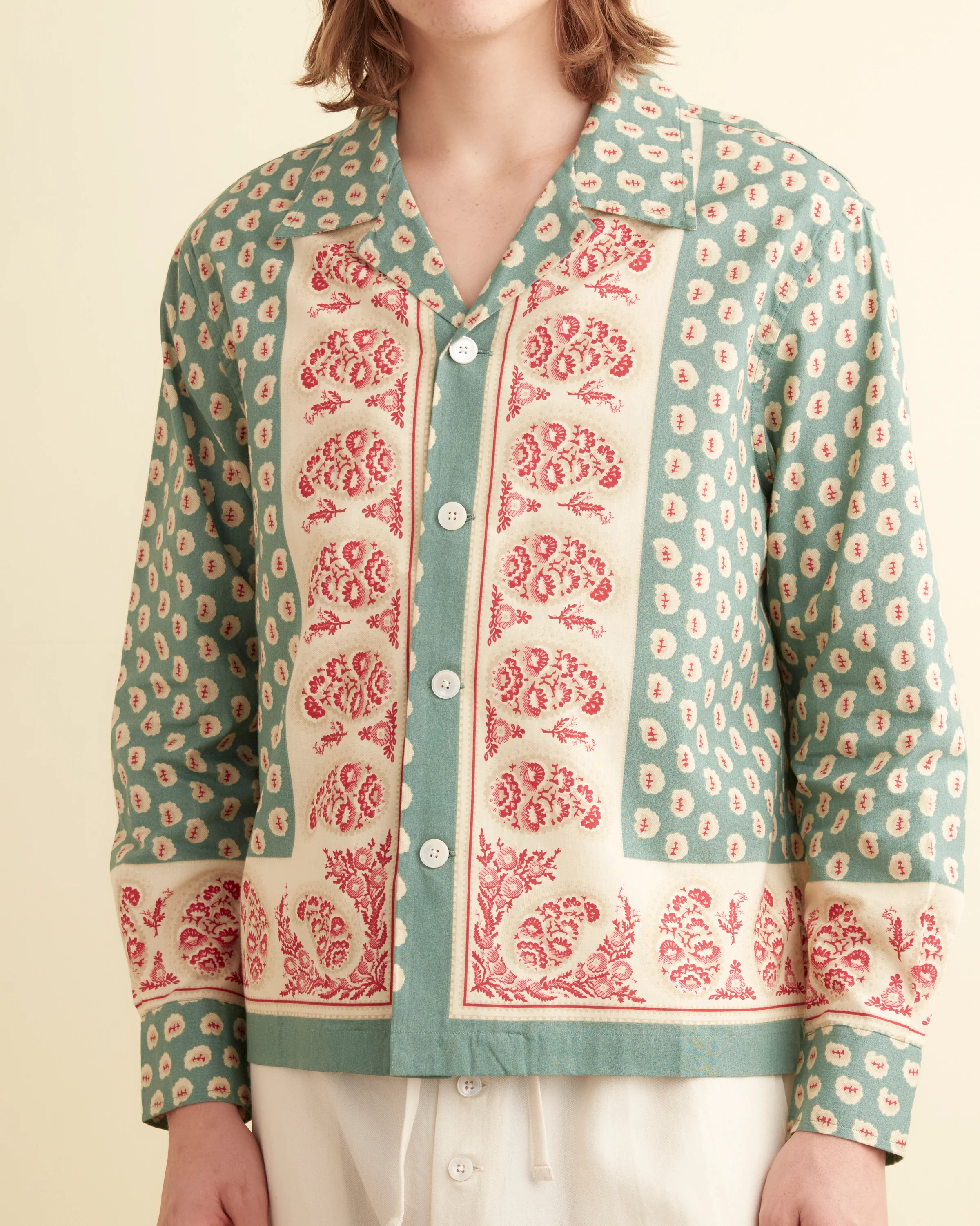 Paisley Frame Long Sleeve Shirt - Image 2