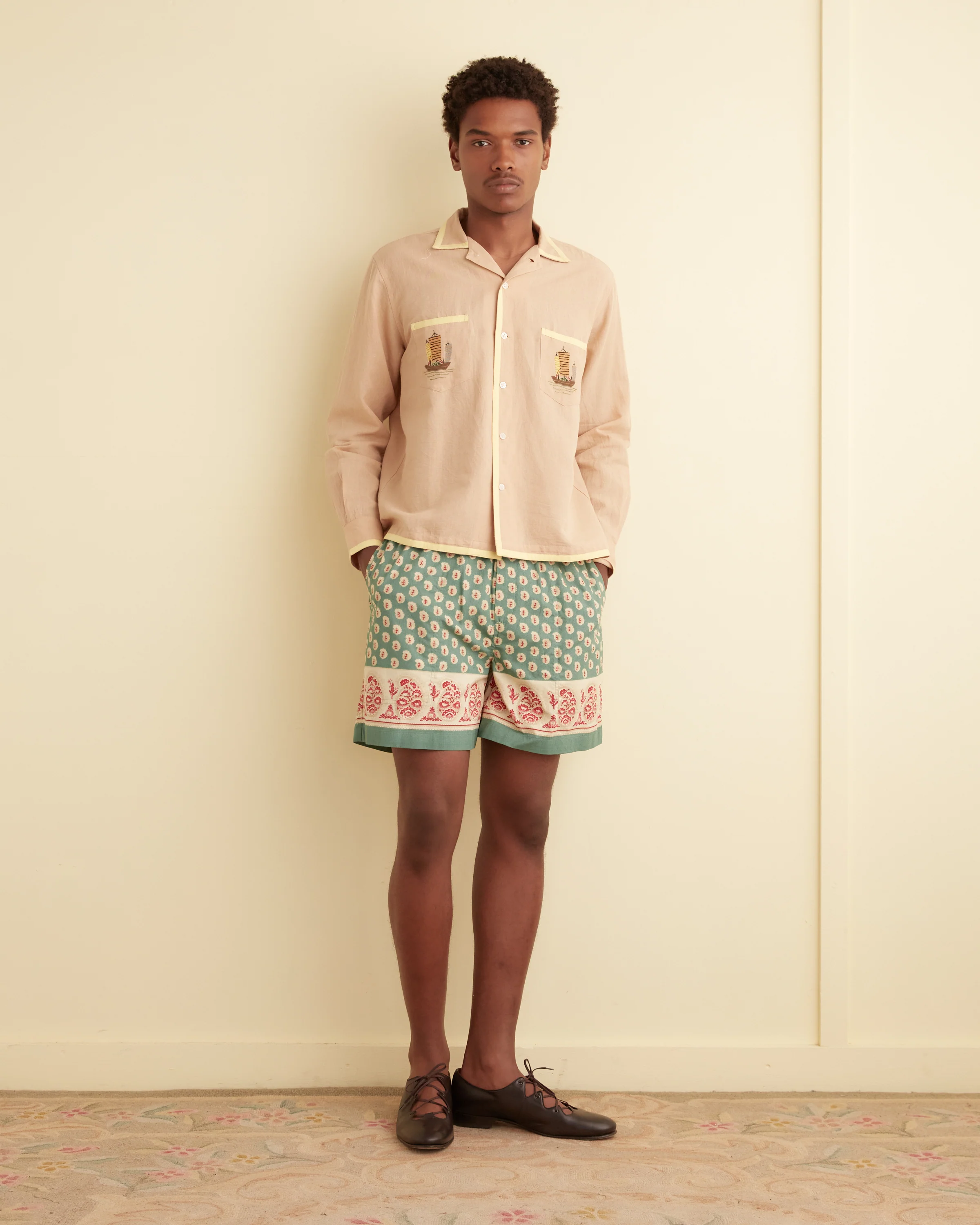 Paisley Frame Shorts - Image 2