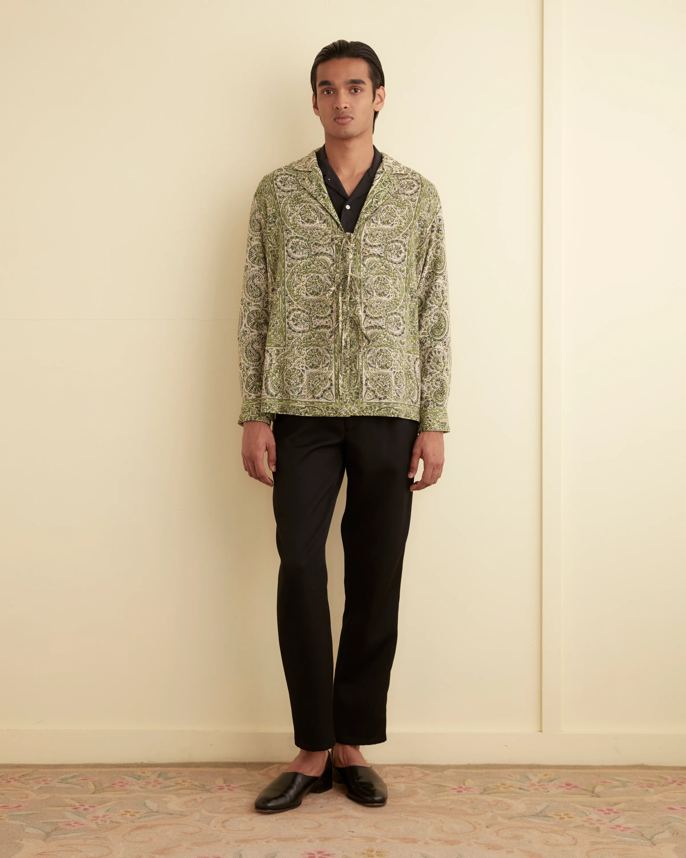 Paisley Tie Long Sleeve Shirt - Image 2